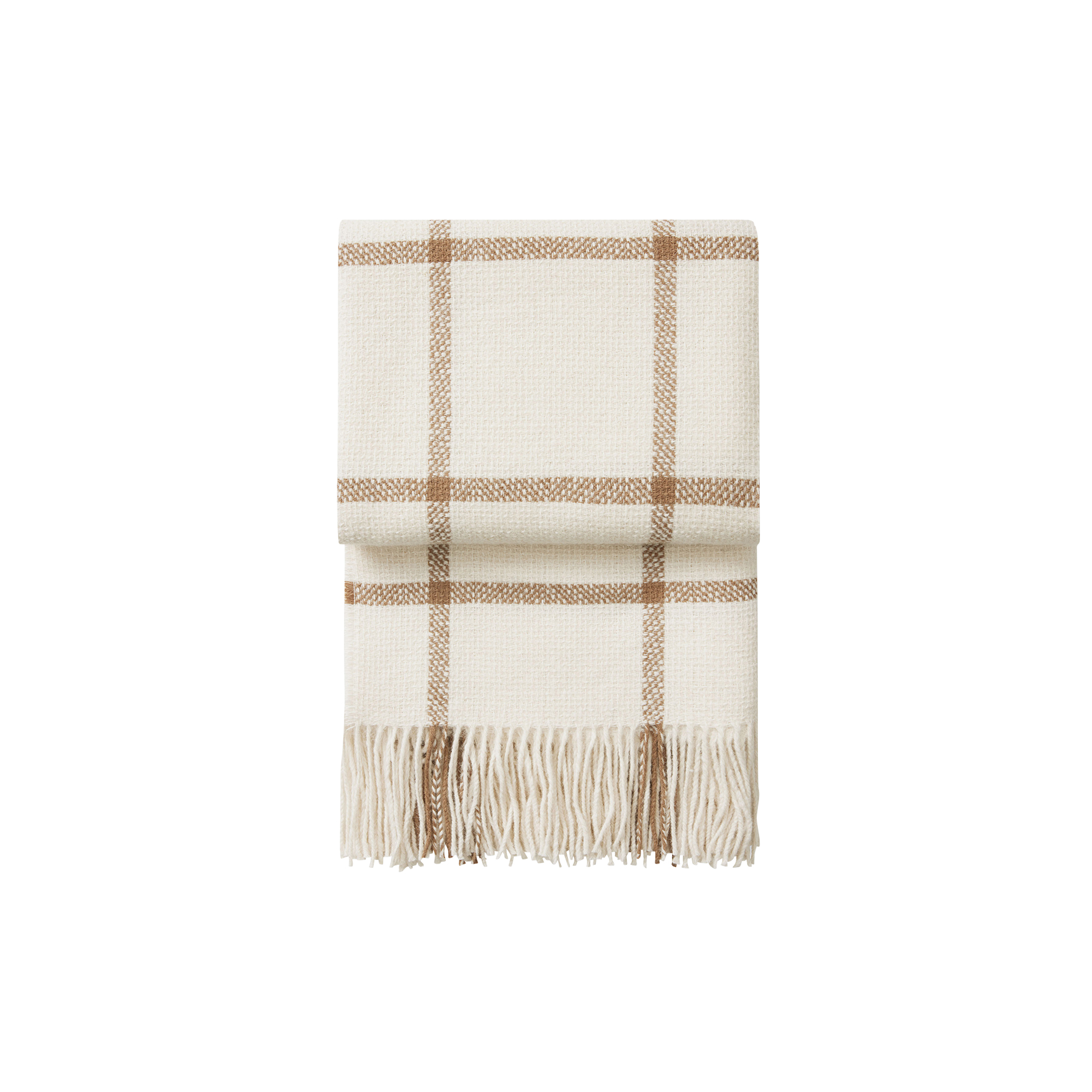 ELVANG - Tartan plaid, ivory