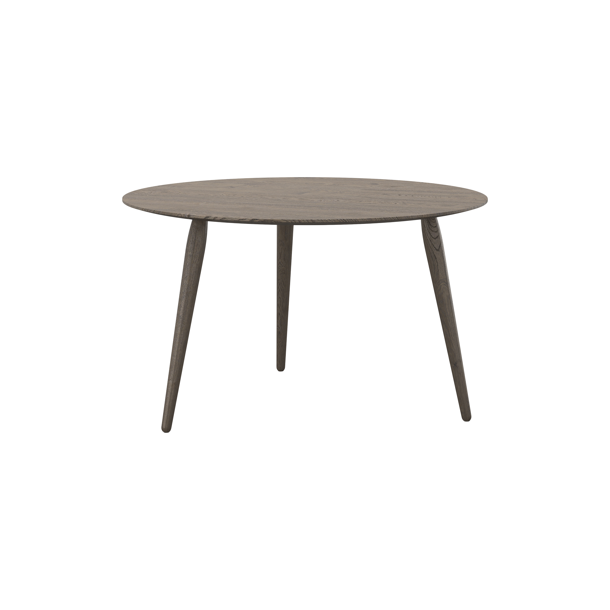 Bruunmunch Furniture - PLAYround Ø75 sofabord, røget eg - H44 cm