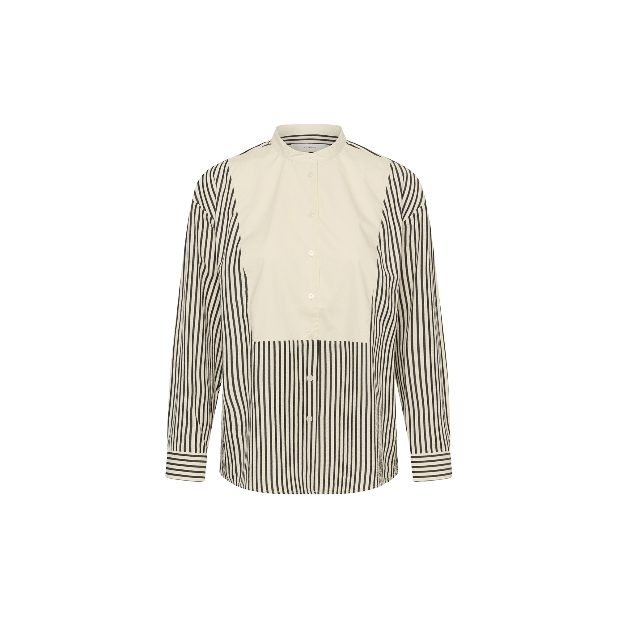 InWear - GARBOIW SHIRT, vanilla / black stripe - Str. 34