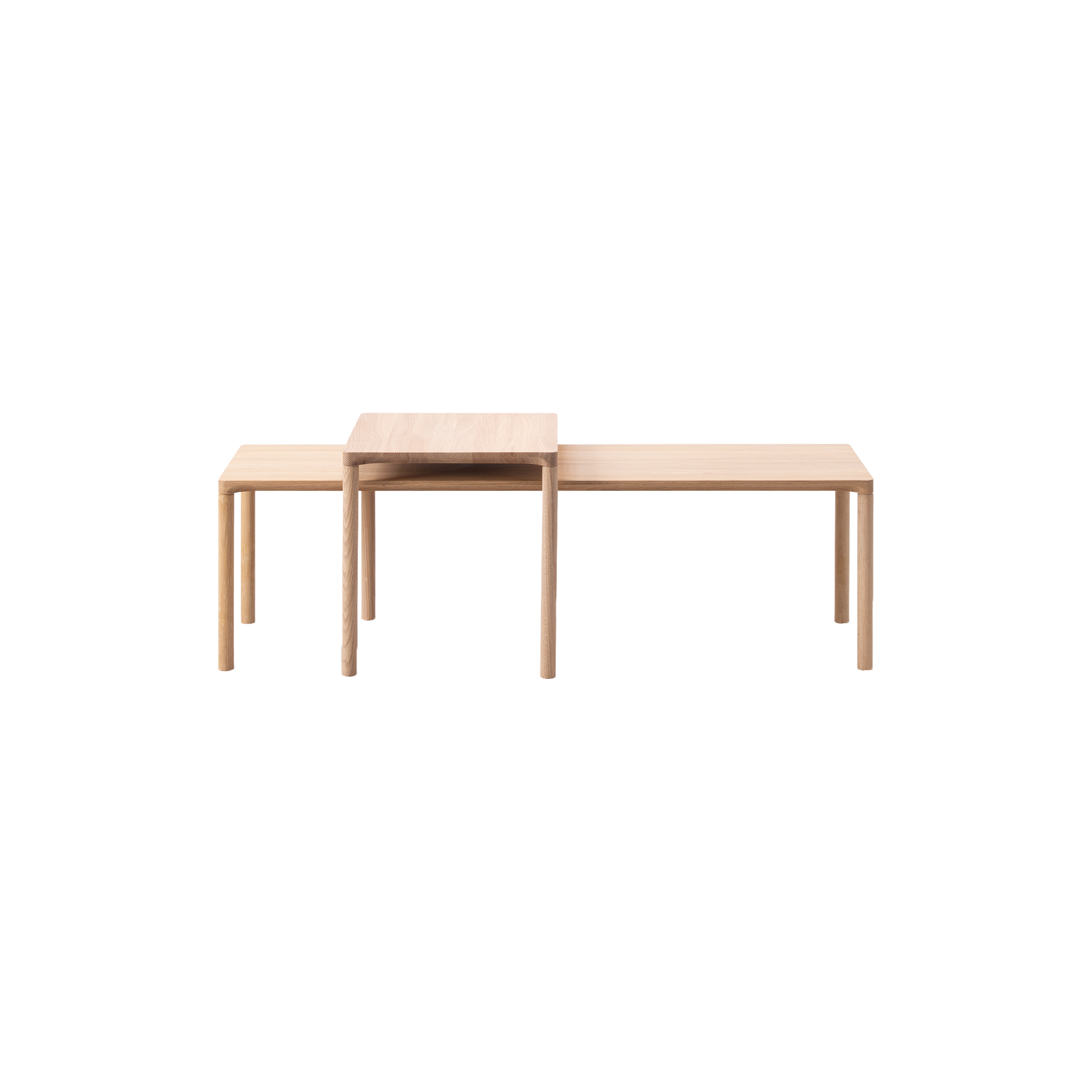 Fredericia Furniture - 6798 Piloti Wood Coffee Table, light oiled oak