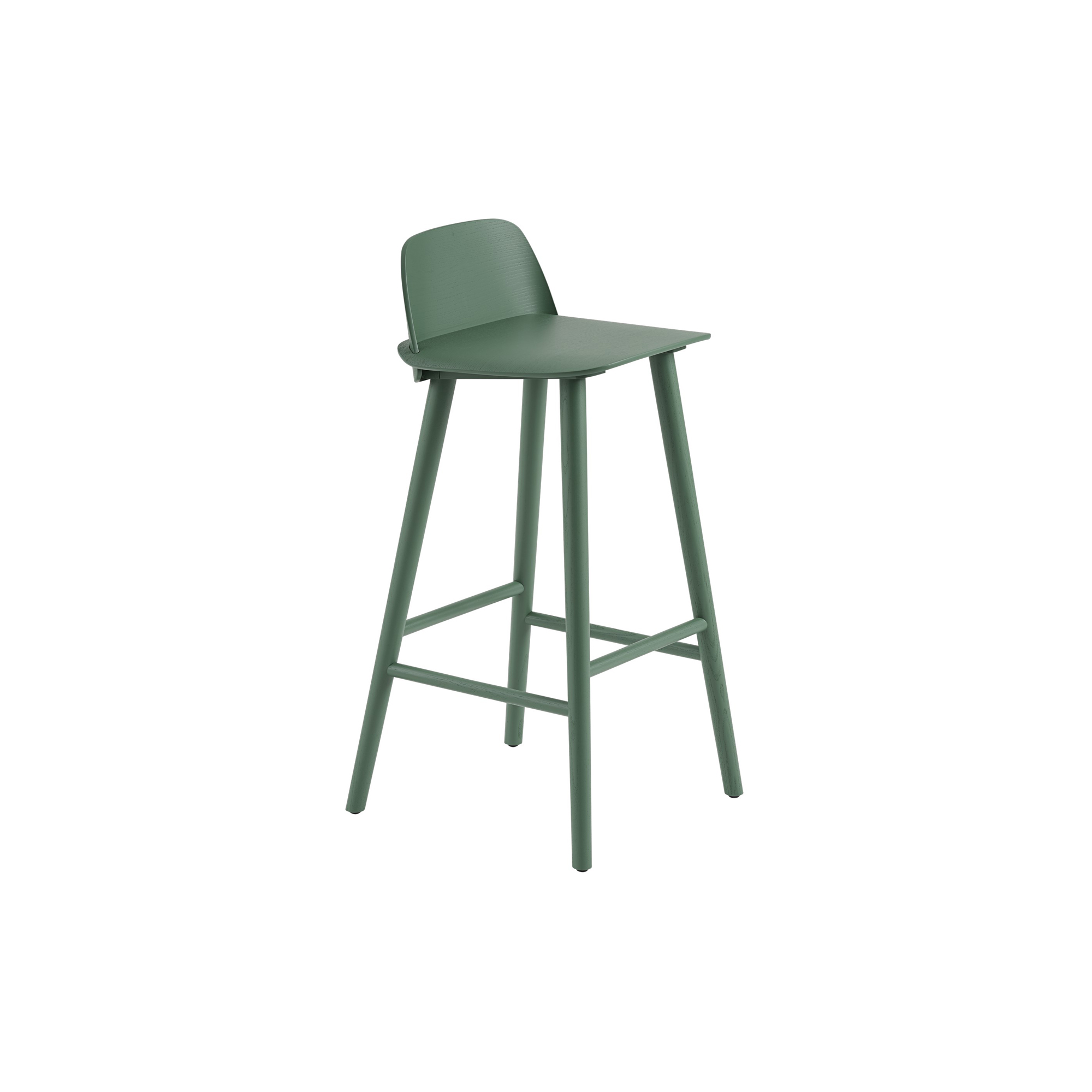 Muuto - Nerd Bar stool, green