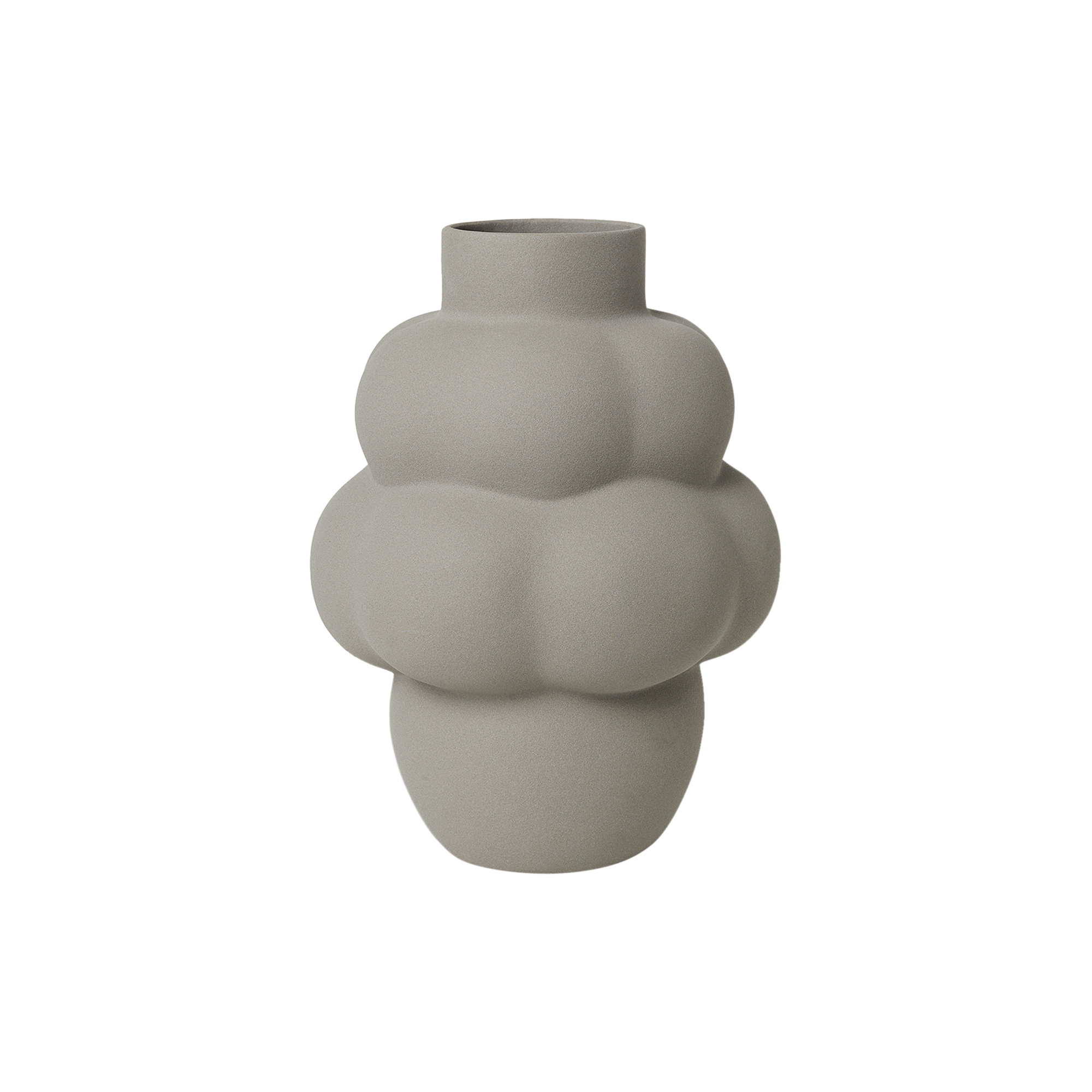 Louise Roe - Balloon vase 04 petit, sanded grey