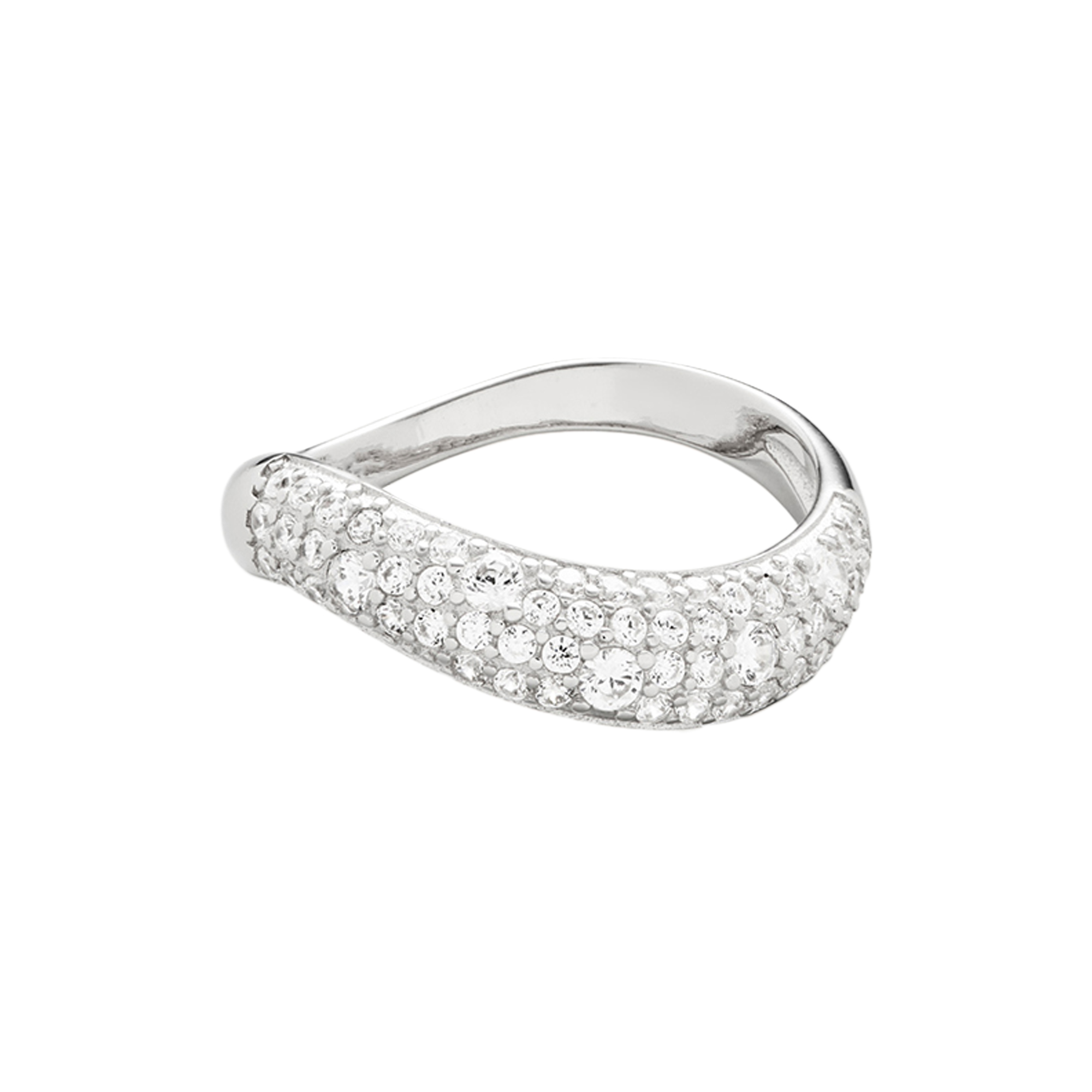 Philippa Studios - Wave Pave Ring - 52