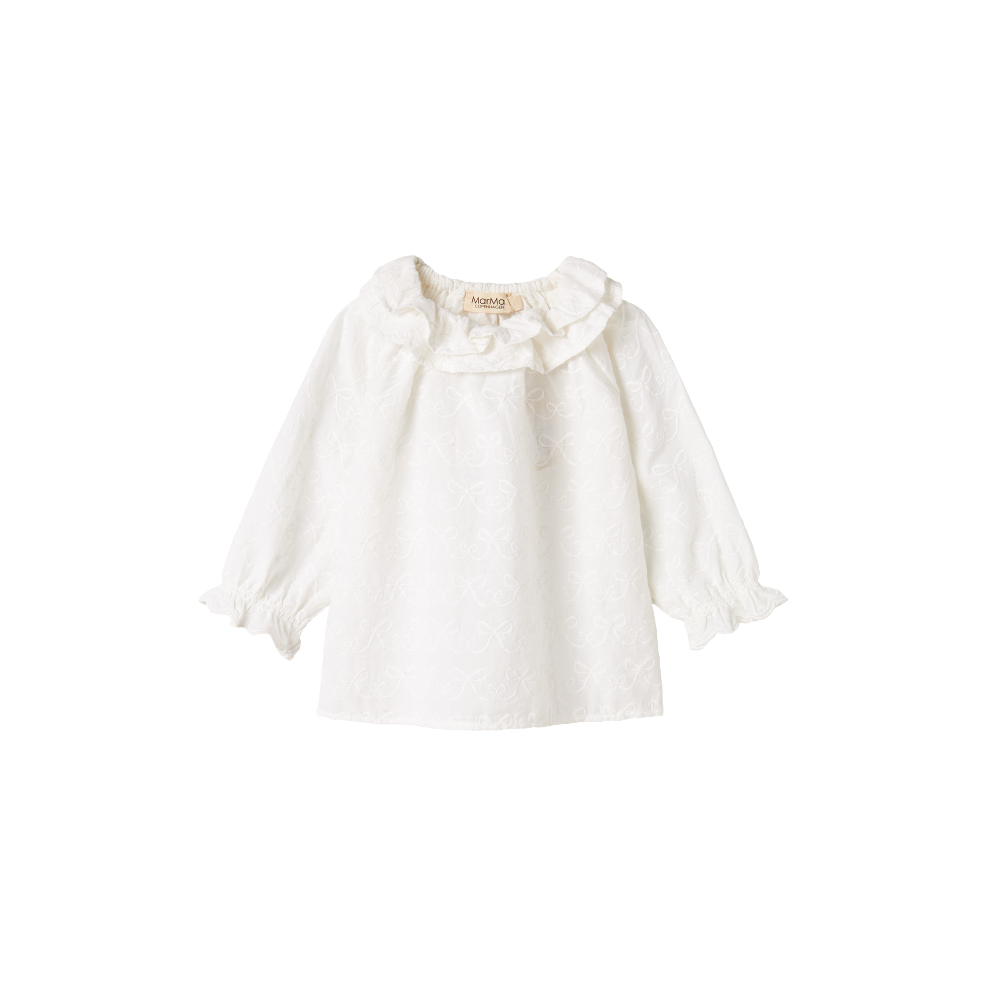 MarMar Copenhagen - Tonello Blouse, white - Str. 2Y-92