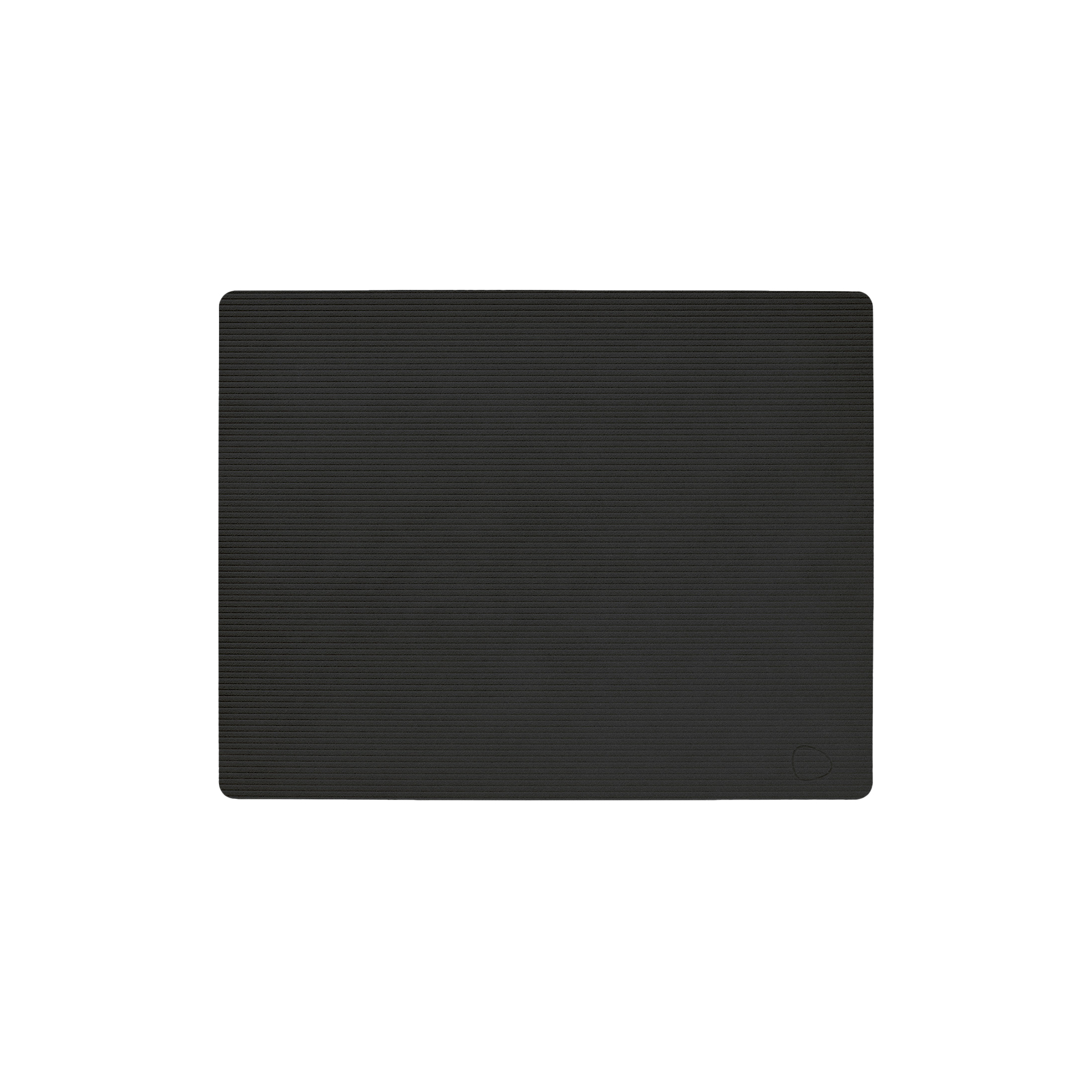 LIND DNA - Corduroy dækkeserviet Square L, black ink