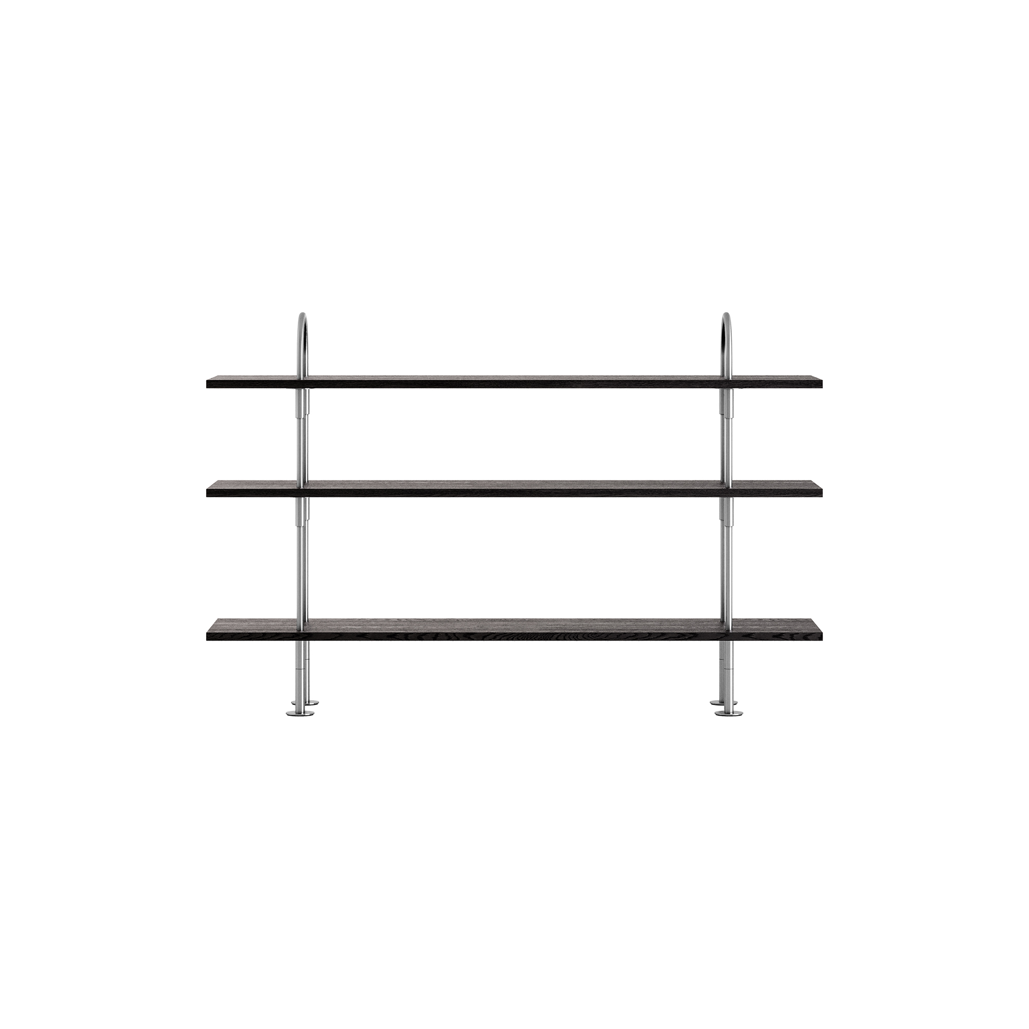 GUBI - Keen Shelving, steel/ash veneer