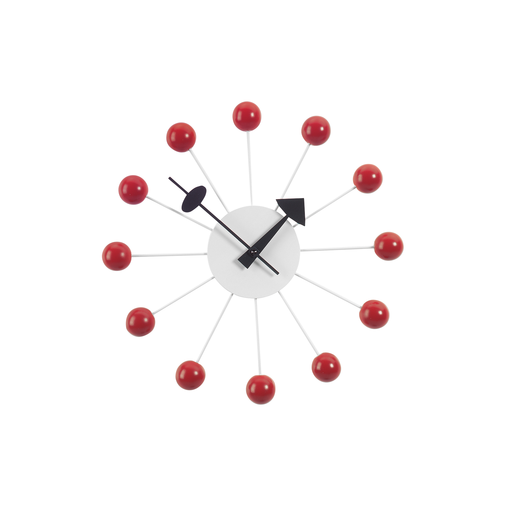 Vitra - Ball vægur, red - Ø 13 cm.