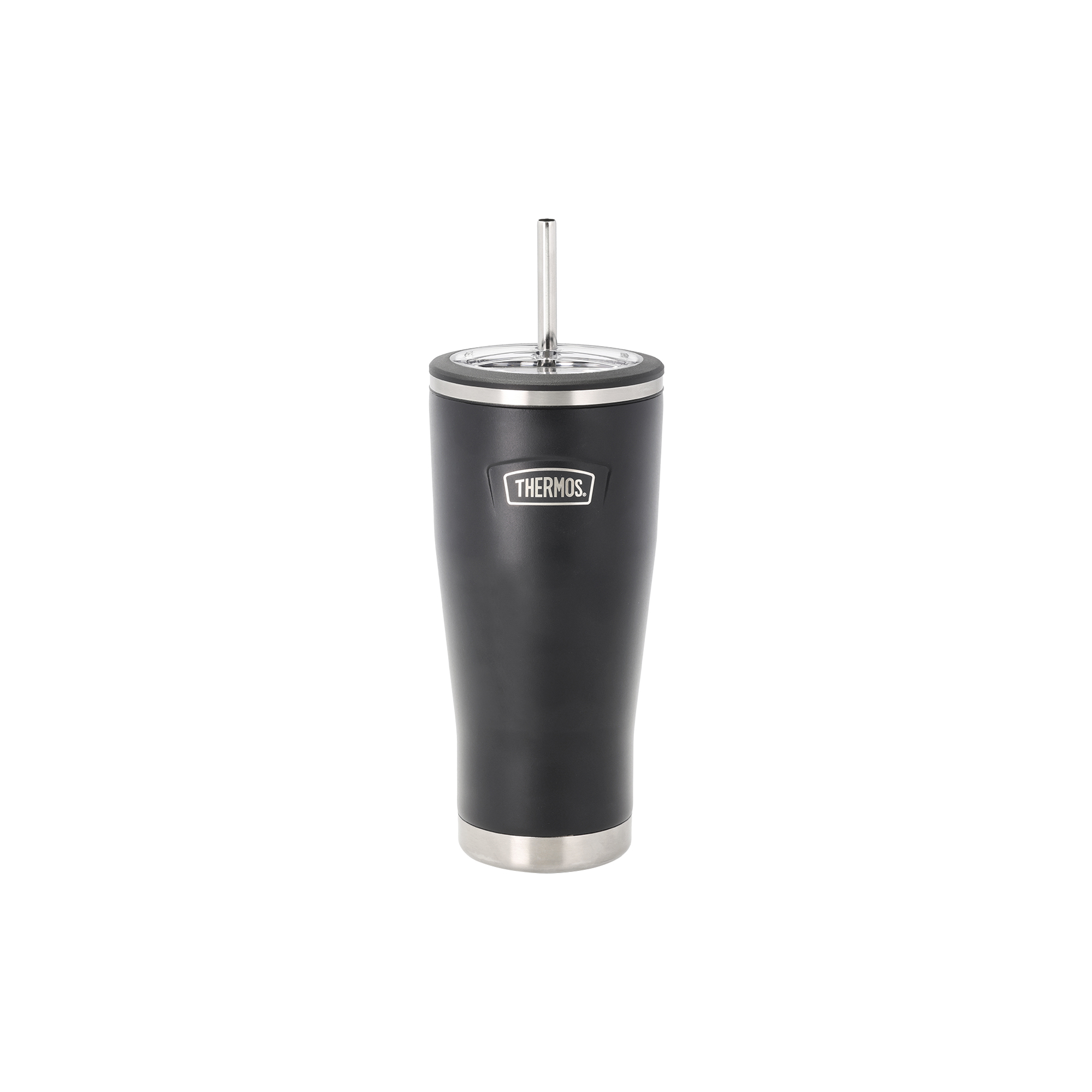 Thermos - Termokrus med sugerør, sort