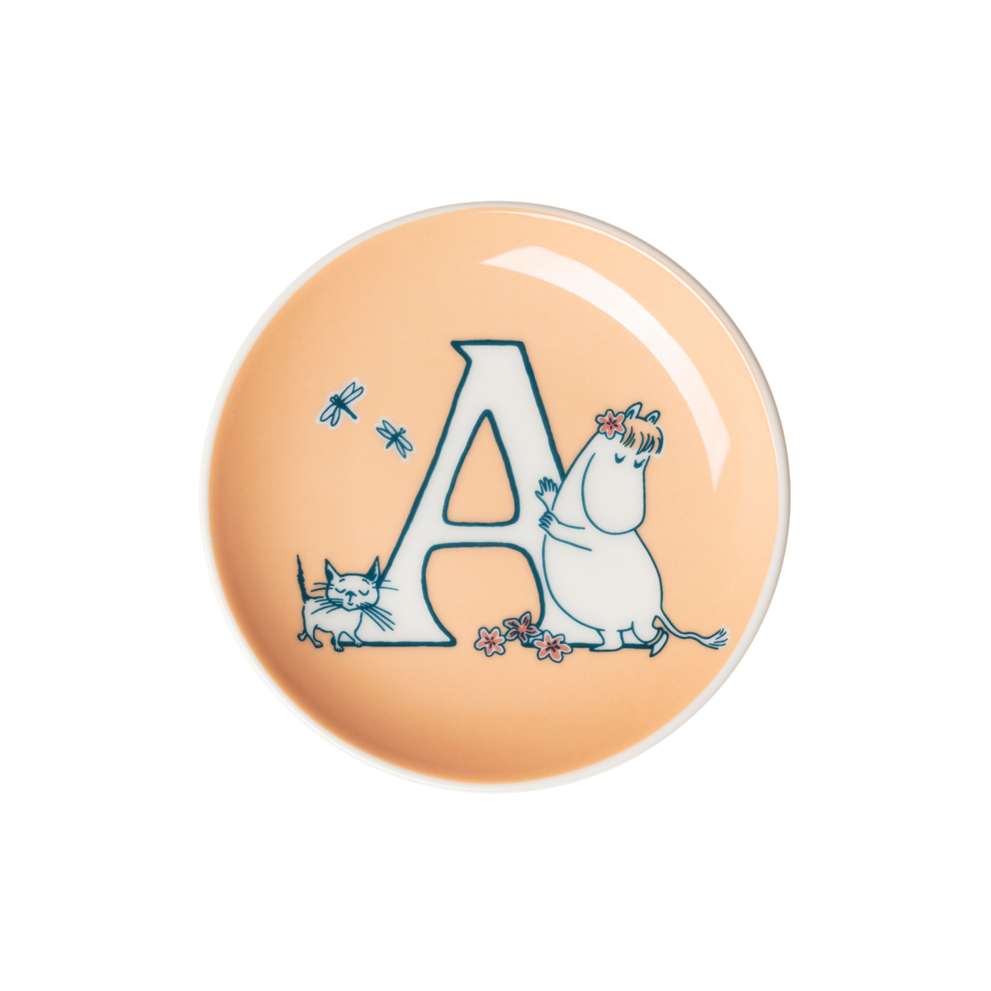 Moomin Arabia - Alfabet lille tallerken A, Alfabet kollektion