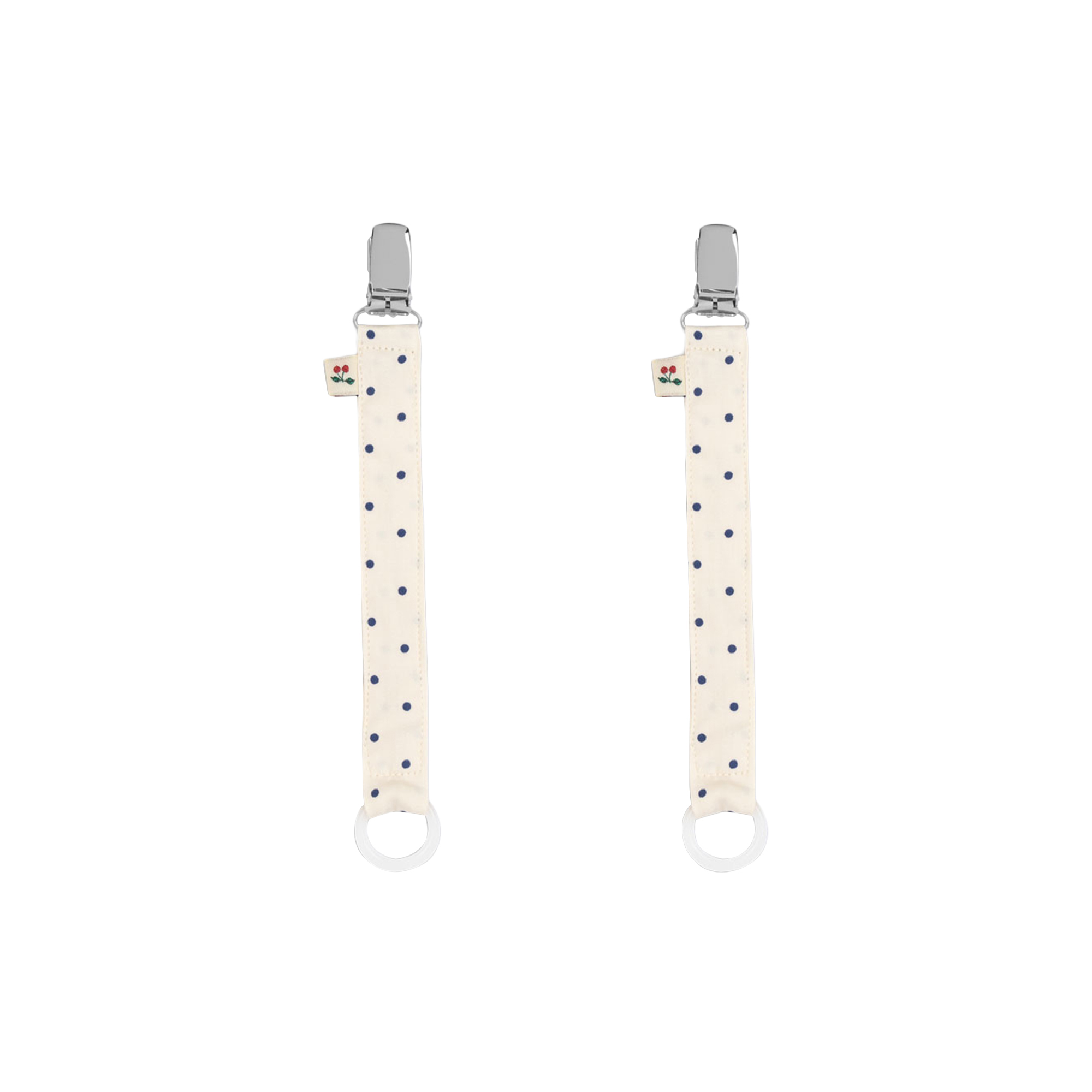 Konges Sløjd - 2 Pack Pacifier Strap, estate dot
