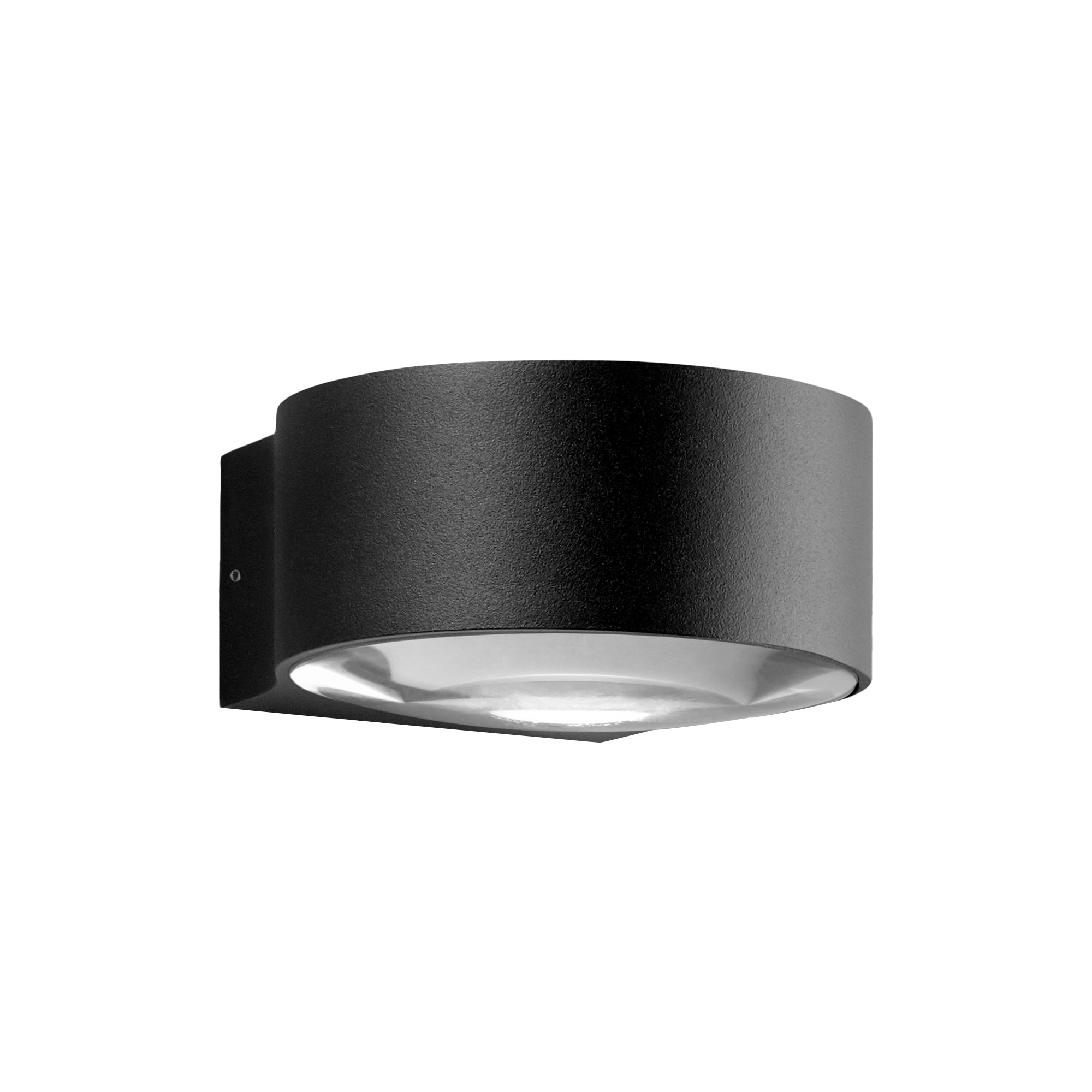 LIGHT-POINT - ORBIT Wall W1 væglampe, sort - H: 5 x B: 10,8 x D: 12,4 cm.