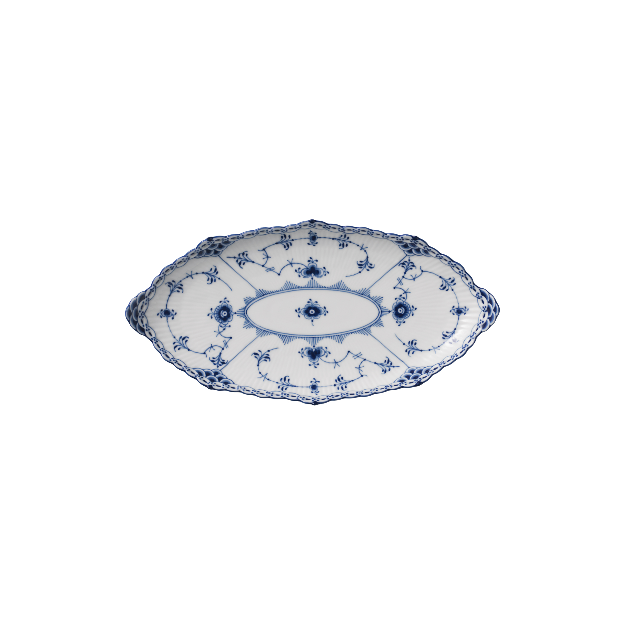 Royal Copenhagen - Musselmalet Halvblonde fad 24,5 cm