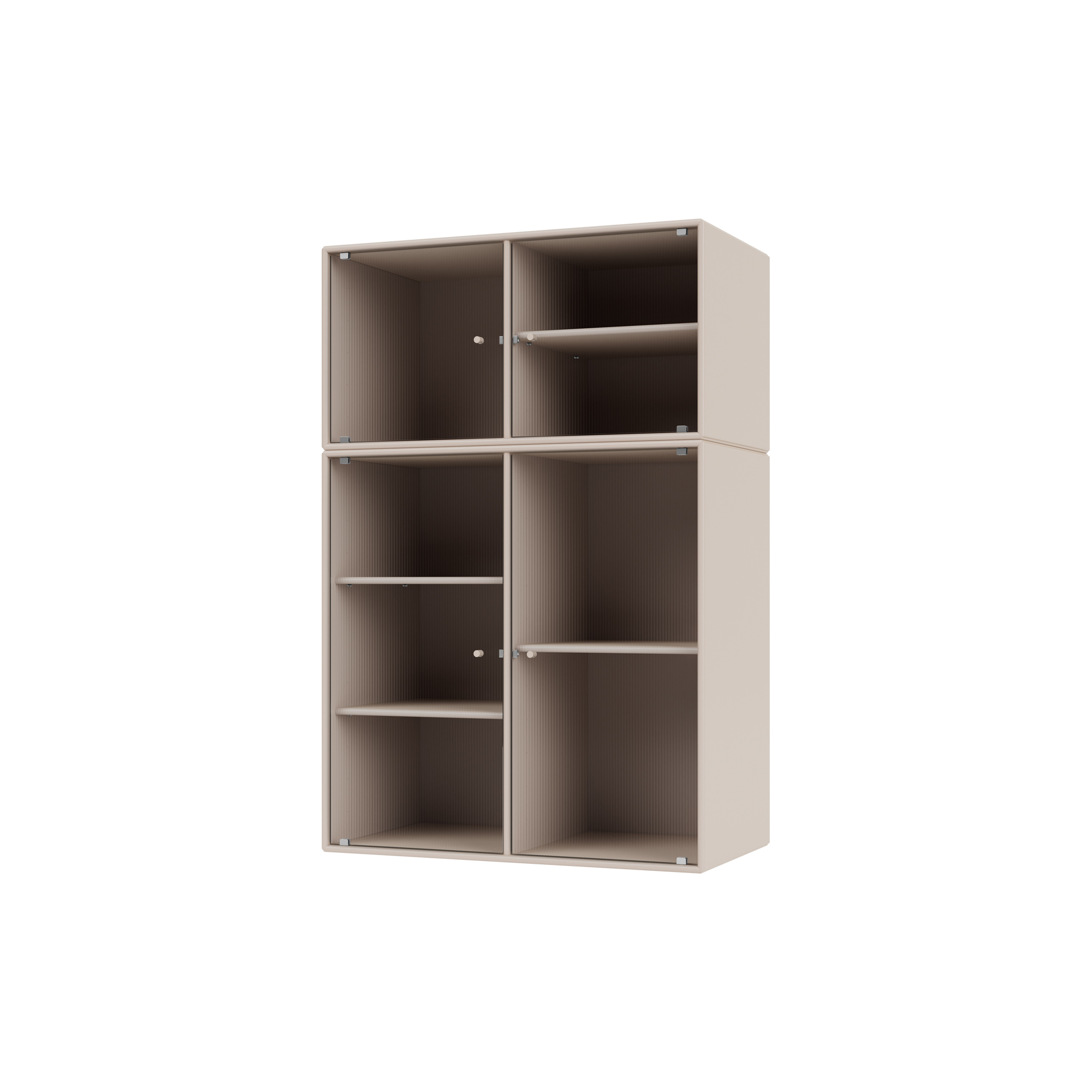 Montana Furniture - RIPPLE III vitrineskab, 168 clay