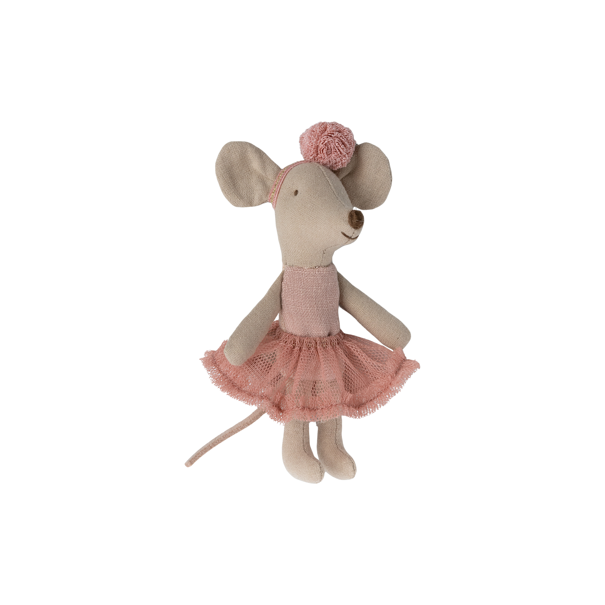 Maileg - Lillesøster ballerinamus, rosa