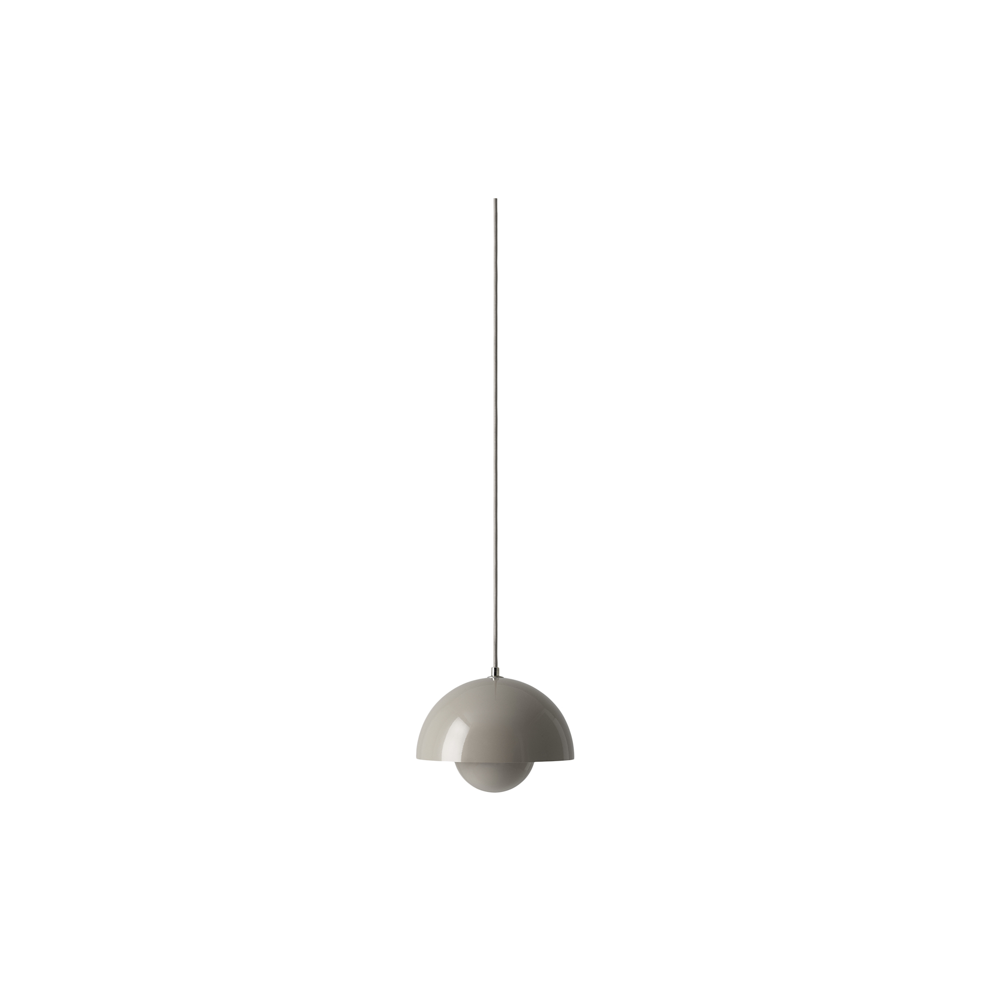 &Tradition - Flowerpot VP1 Pendant, grey beige - H: 16 x Ø 23 cm.