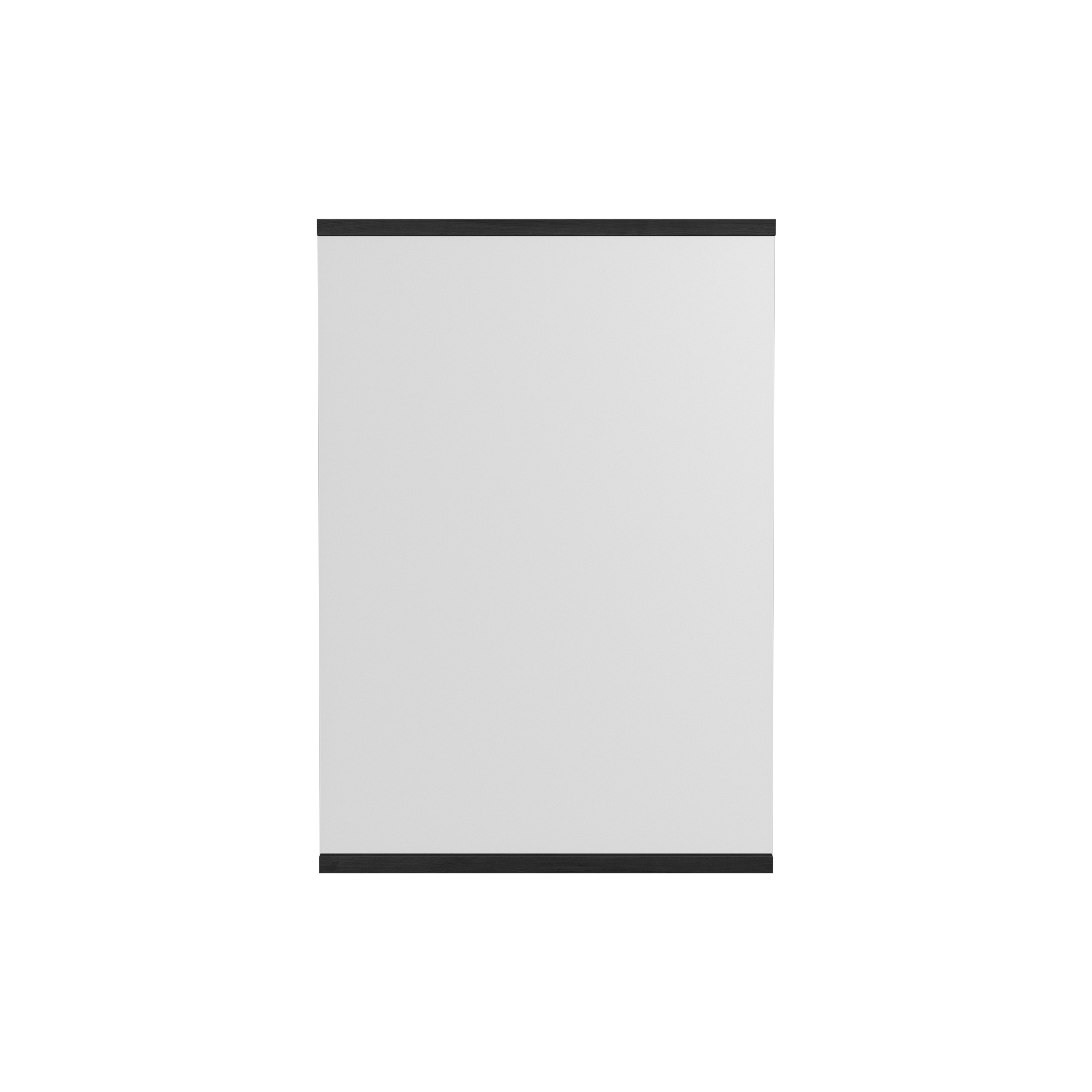 MOEBE - Rectangular Wall Mirror, black - 50x70 cm