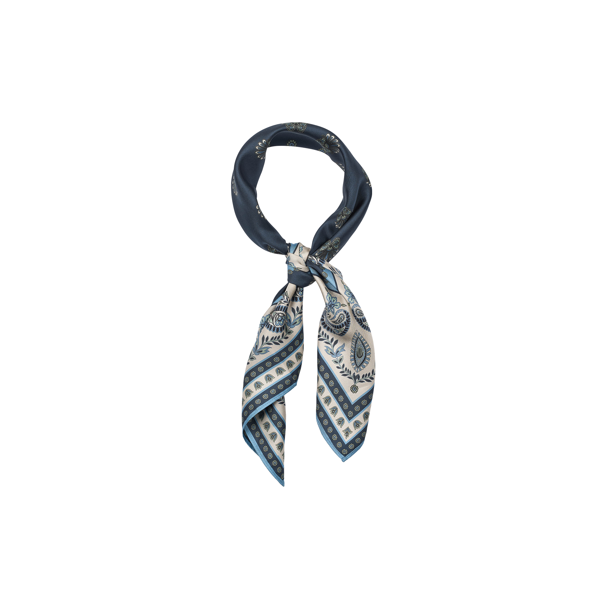 PBO - 5142PBOScarf, large, black/blue
