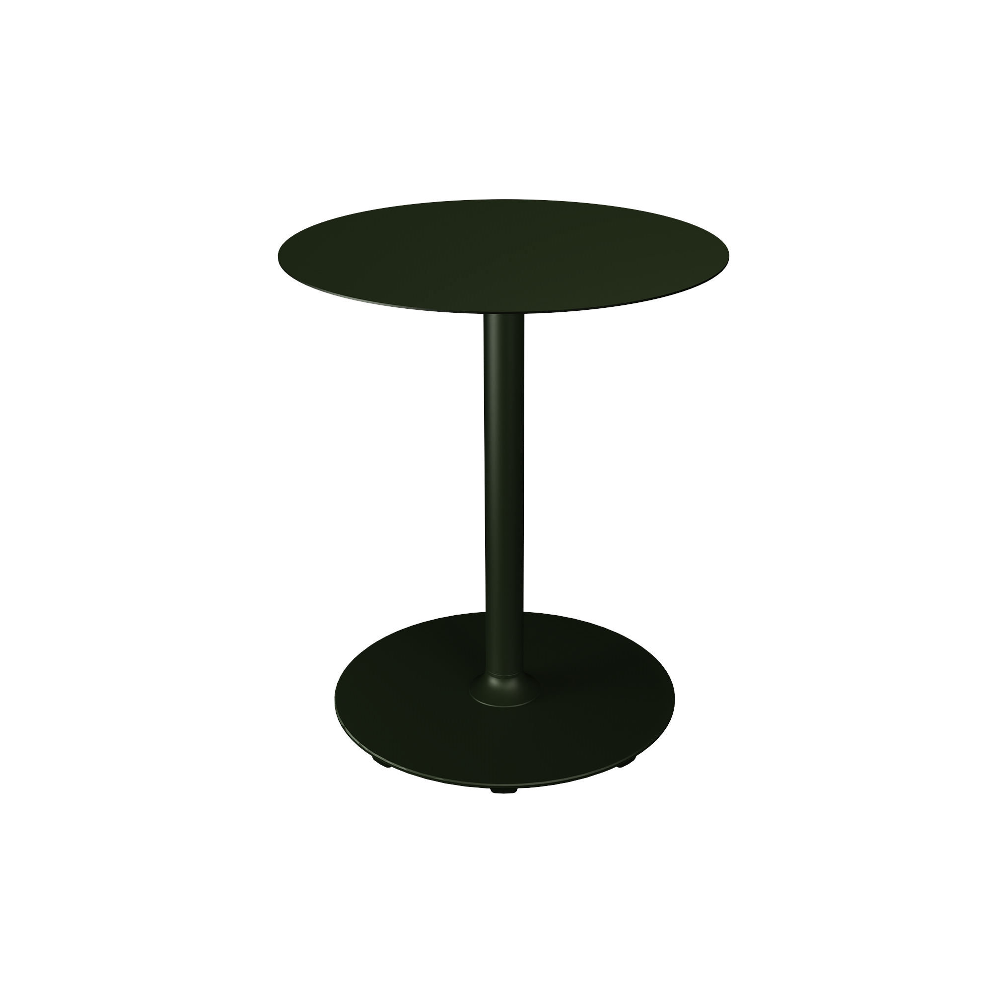 HOUE - PICO Café Table with Round Base Ø 64, olive green