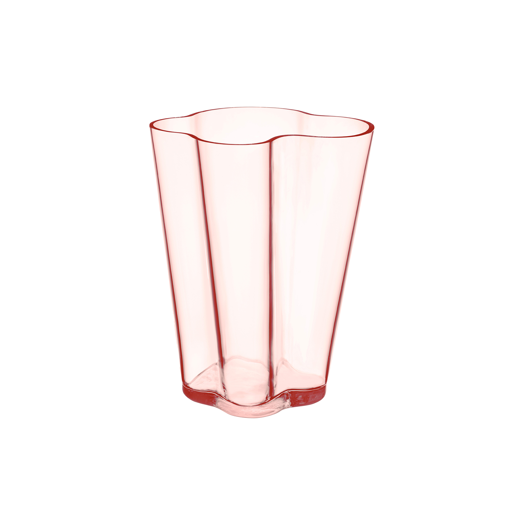 Iittala - Alvar Aalto vase 25 cm, salmon pink, Alvar Aalto Collection - H27 cm