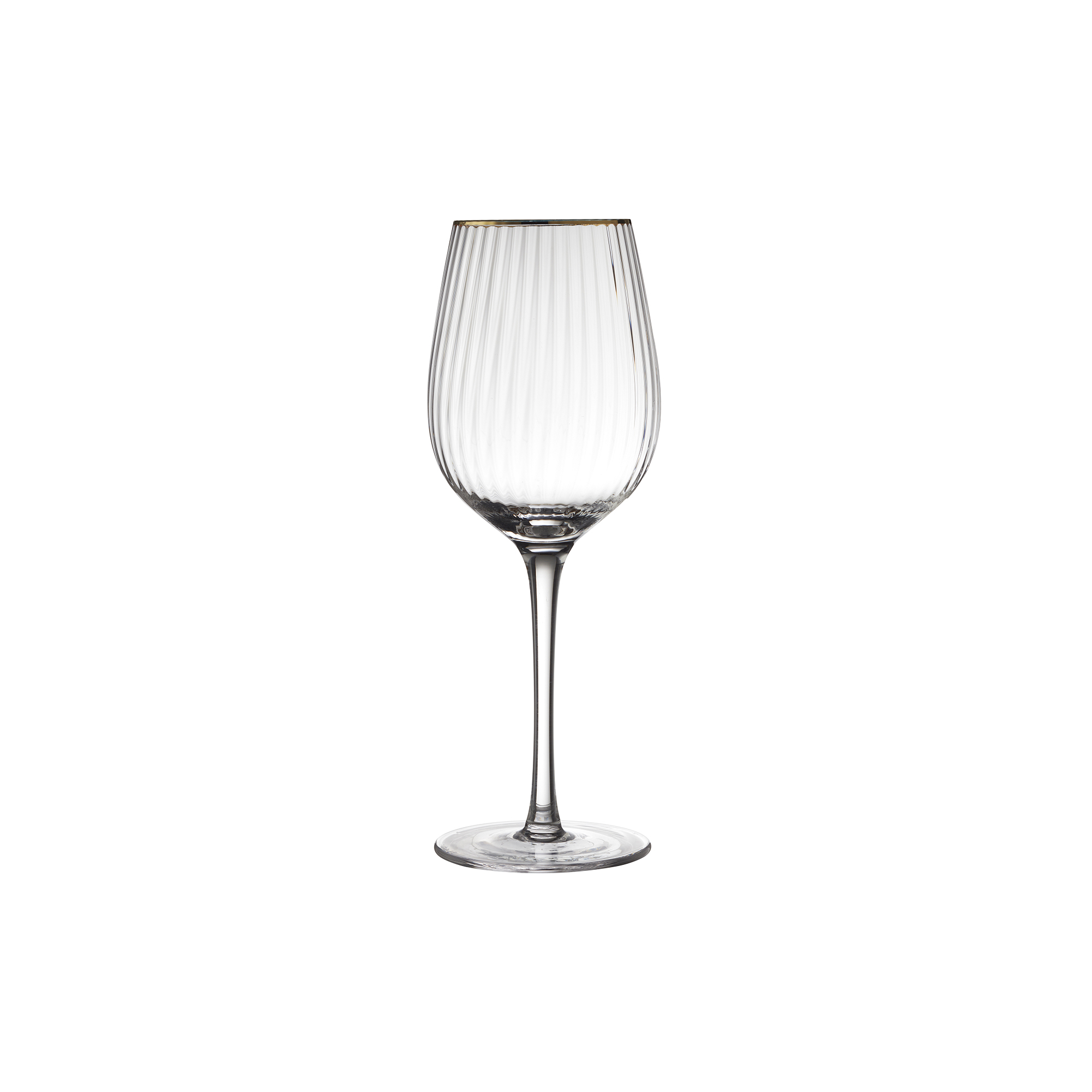 Lyngby Glas - Palermo Gold rødvinsglas 4 stk.