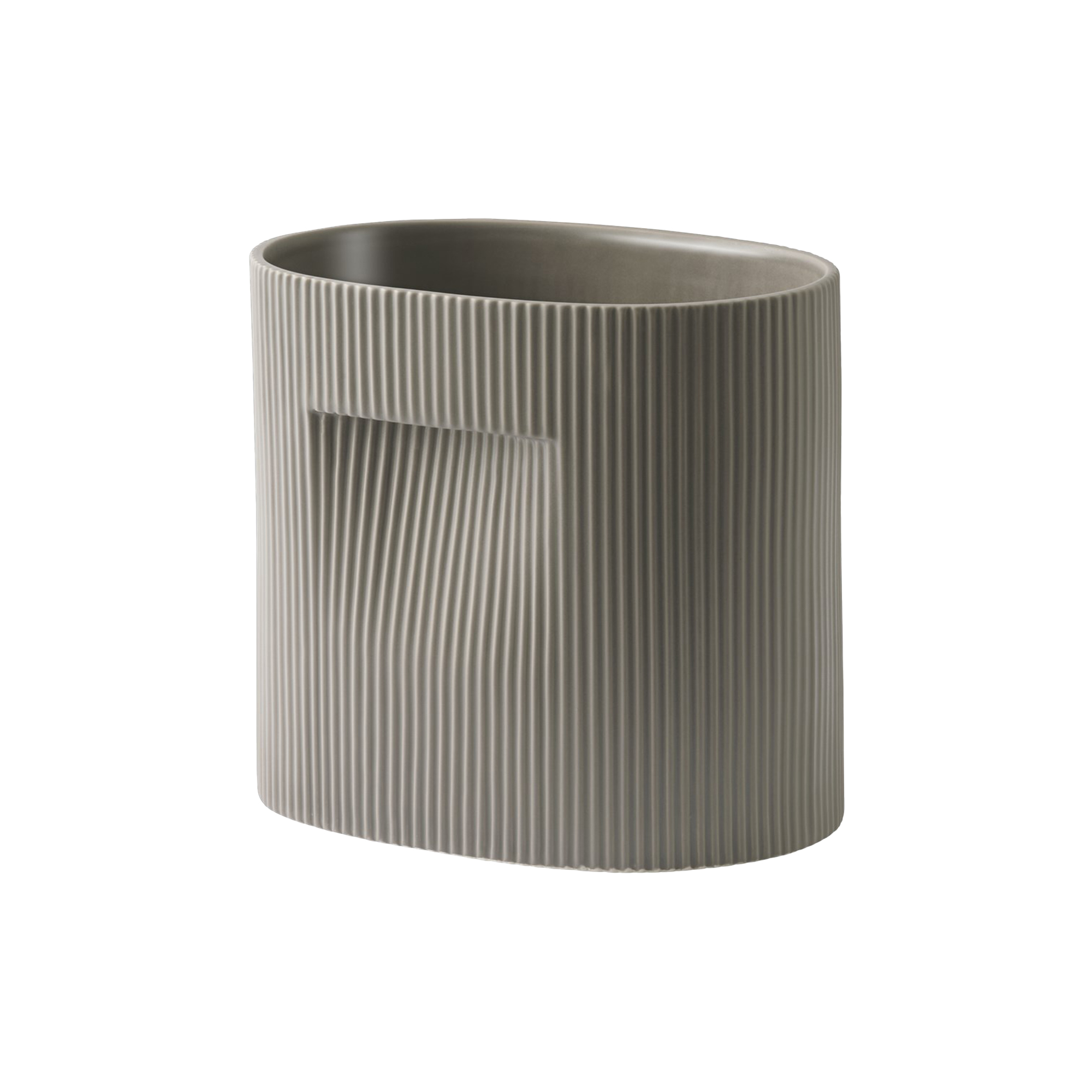 Muuto - Ridge Planter, taupe - H24 cm