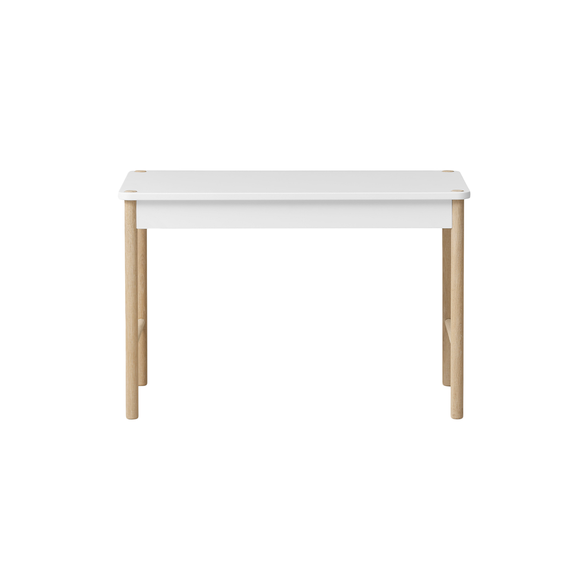 Oliver Furniture - Camp toddler legebord, hvid/eg