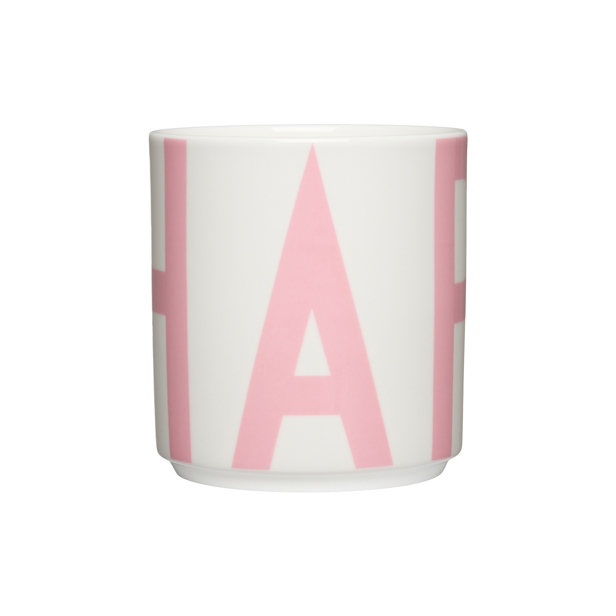 Design Letters - XL Vintage ABC kop, creole pink