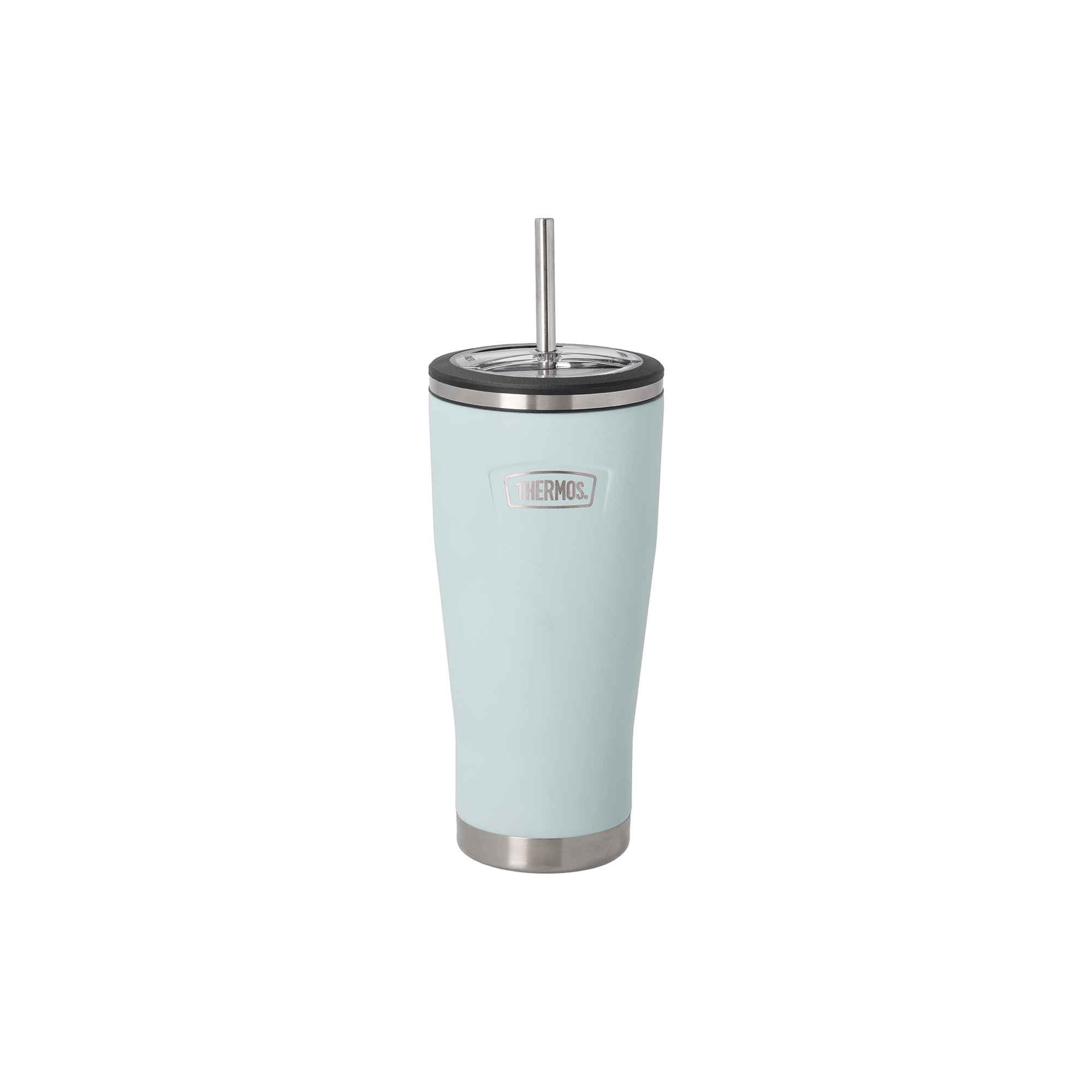 Thermos - Termokrus med sugerør, lyseblå