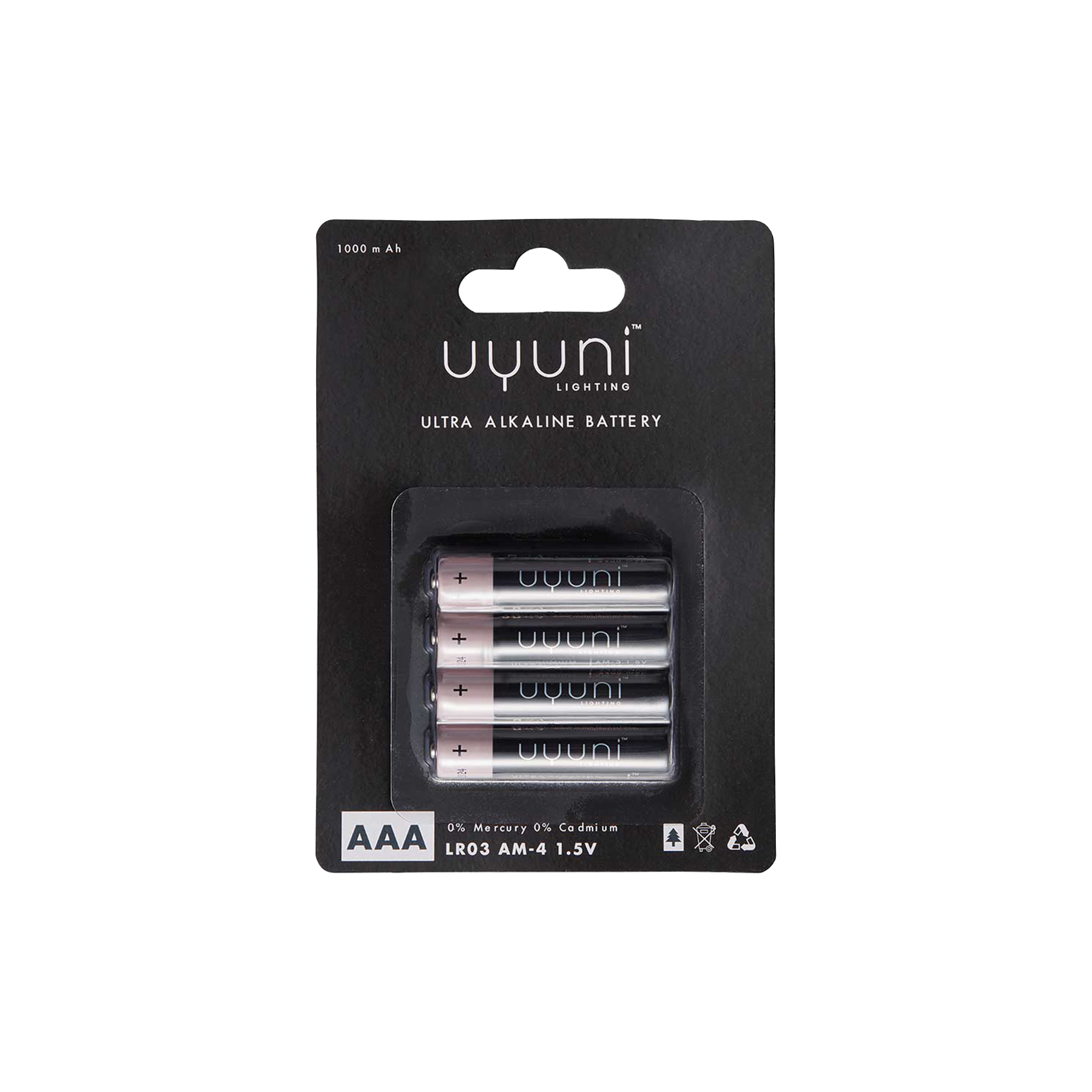 Uyuni Lighting - Alkaline Batteries AAA 4 pcs