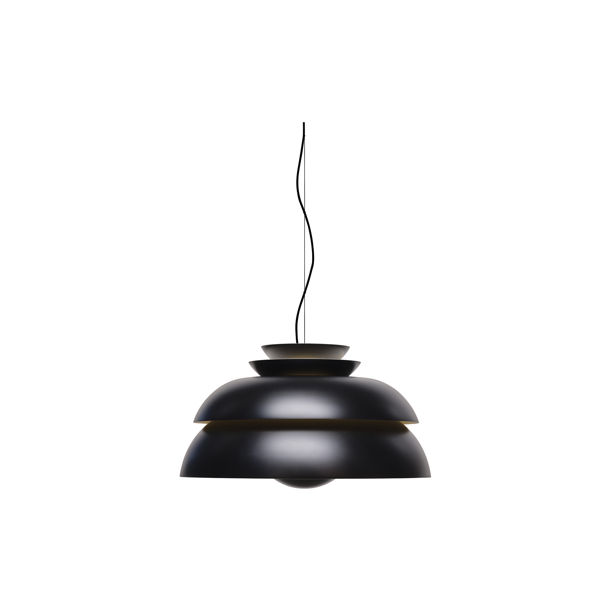 Fritz Hansen - Concert P3 pendel, black - H: 32 x Ø 55 cm.