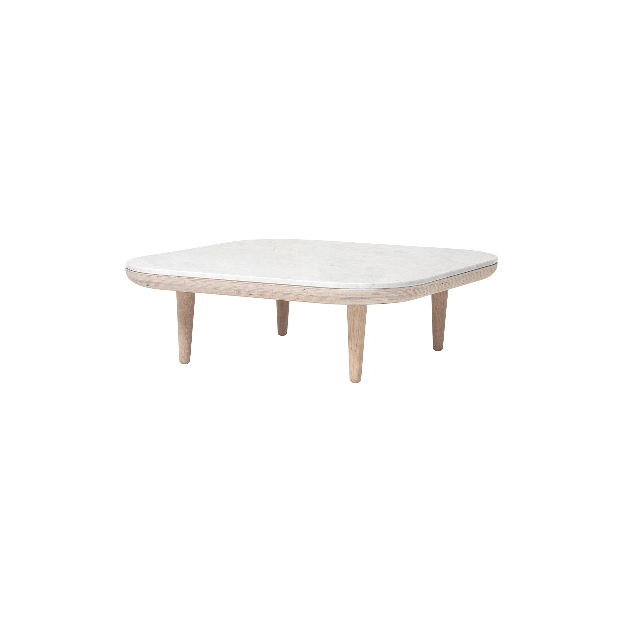 &Tradition - Fly SC4 Coffee Table, Bianco Carrara marble/oiled oak