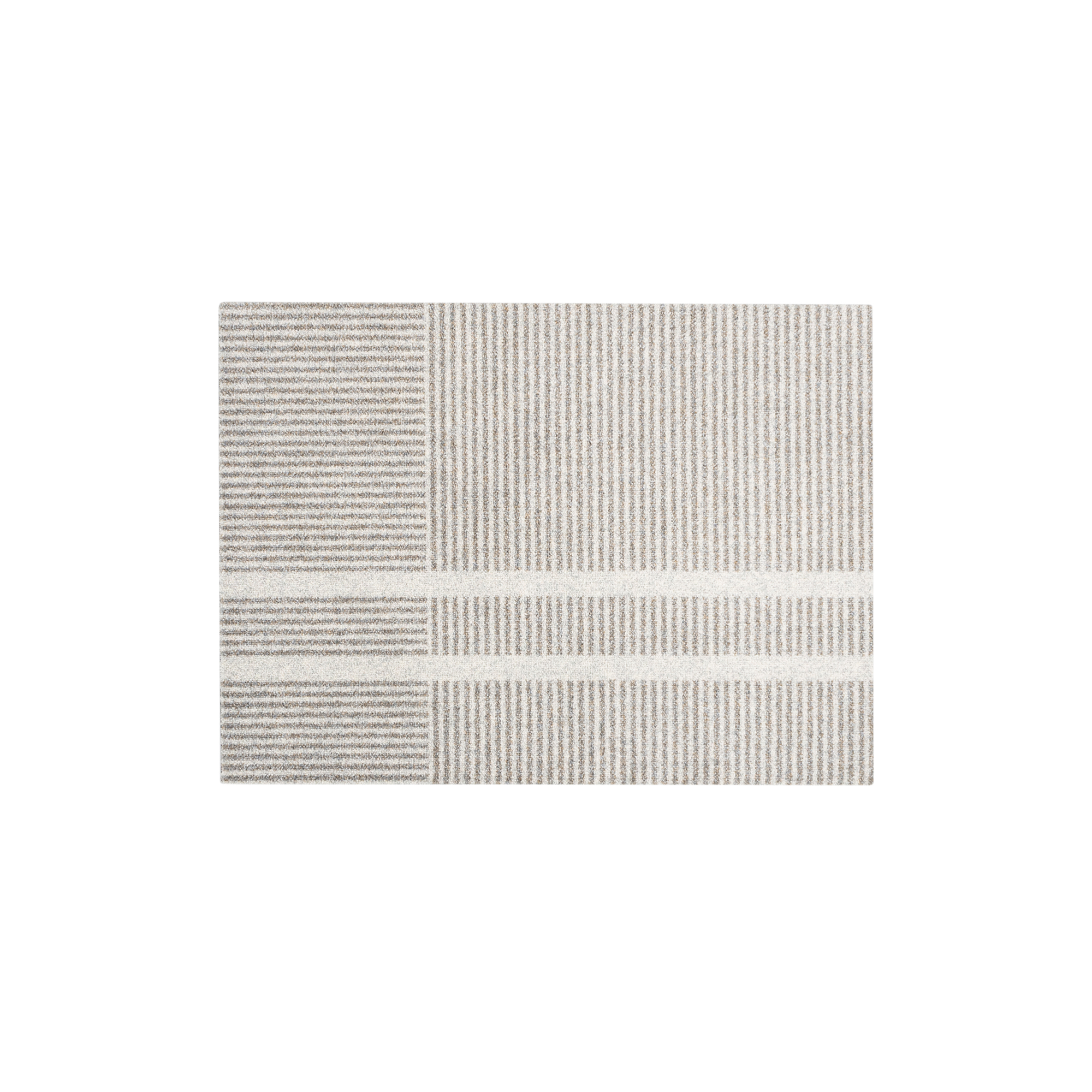 Heymat - Løype Breezy Beige dørmåtte - 85x115 cm