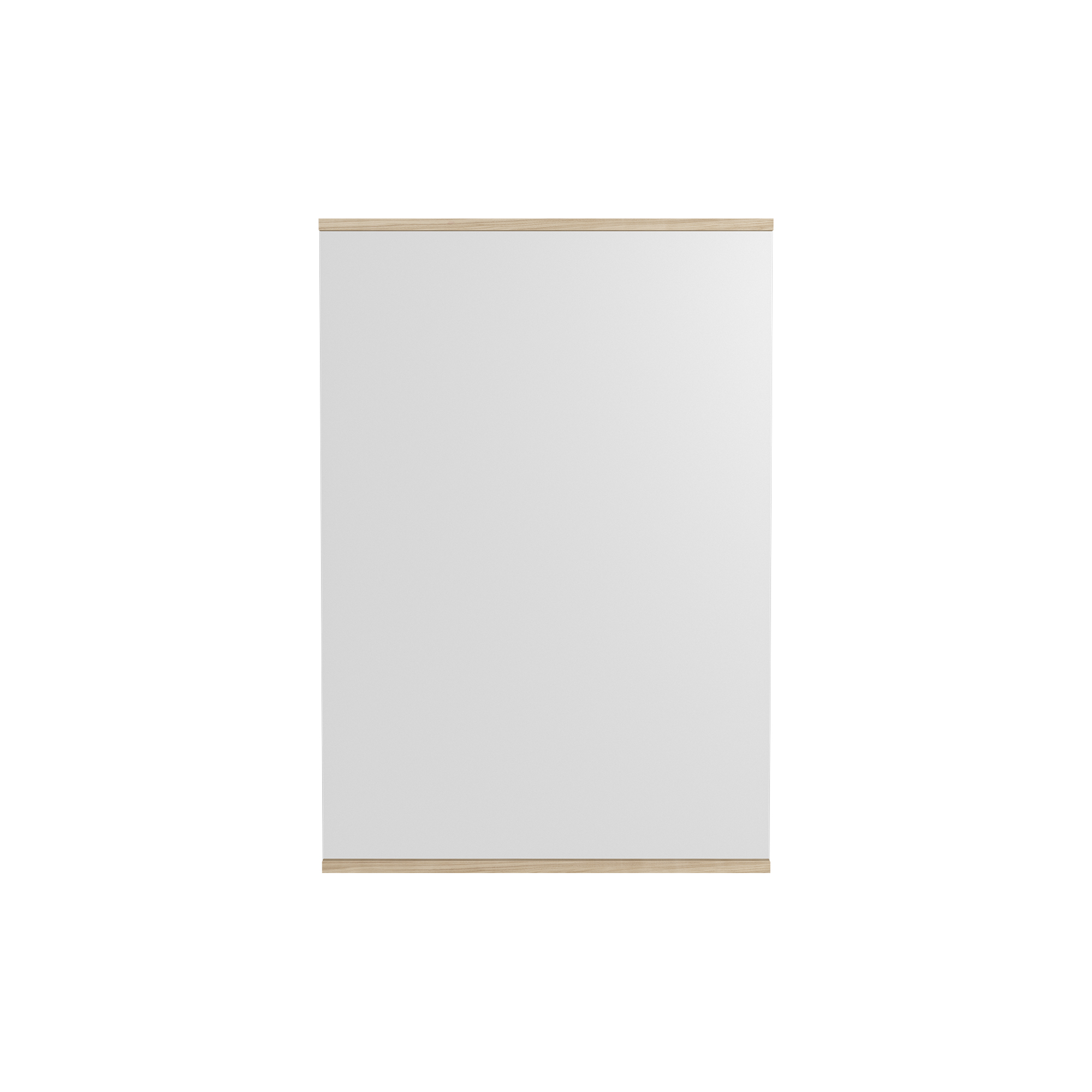 MOEBE - Rectangular Wall Mirror, ash - 70x100 cm