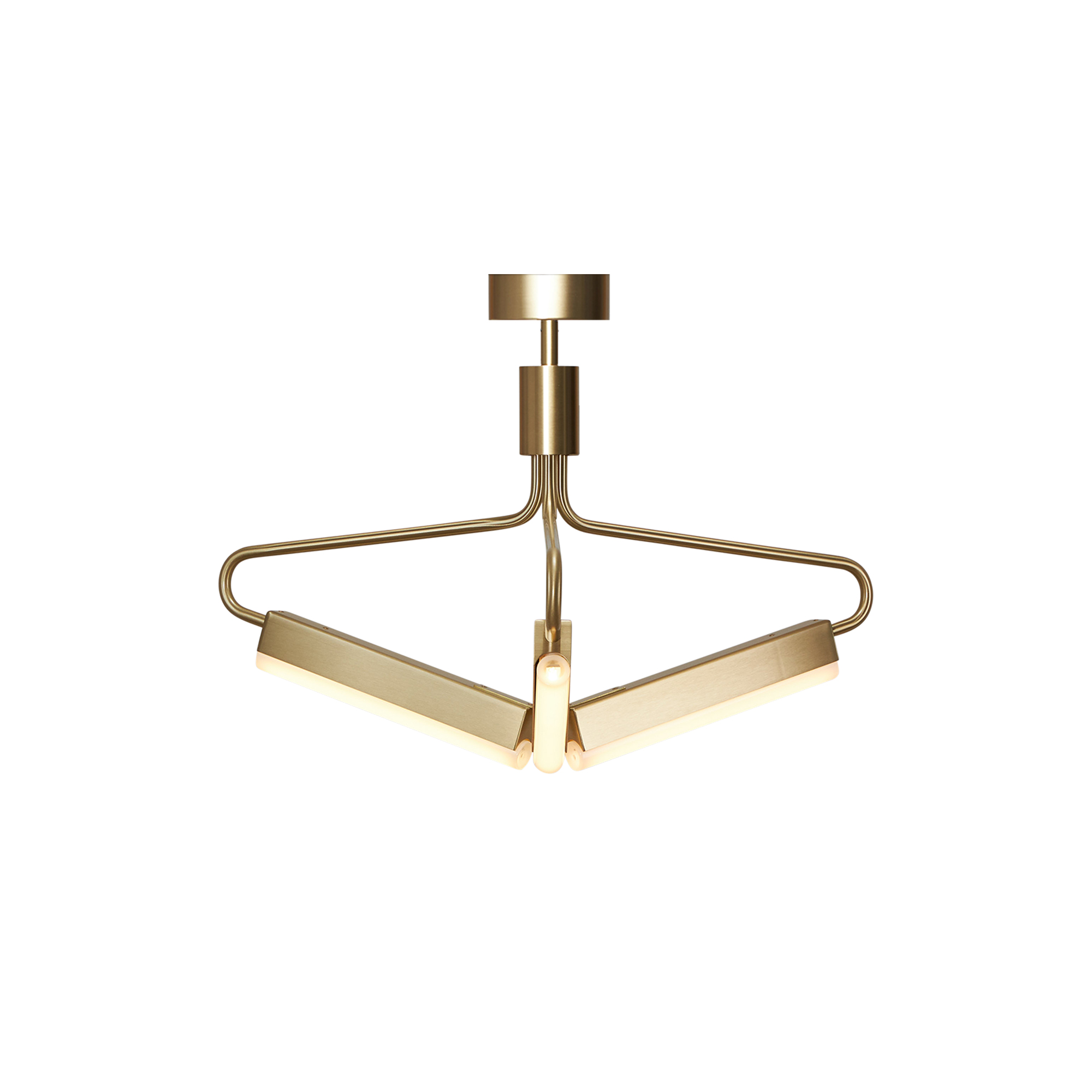 Rubn - Angel 3 300 Wide Chandelier, brass