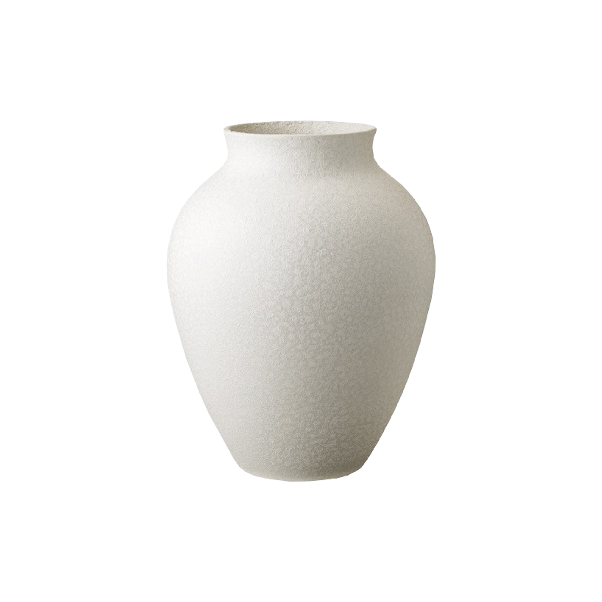 Knabstrup Keramik - Knabstrup vase, white - H20 cm