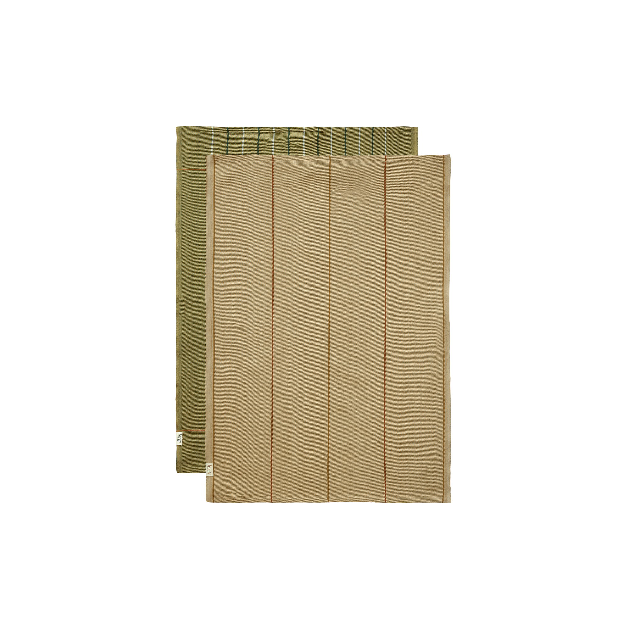 Ferm Living - Ito Viskestykkesæt, seaweed/flax