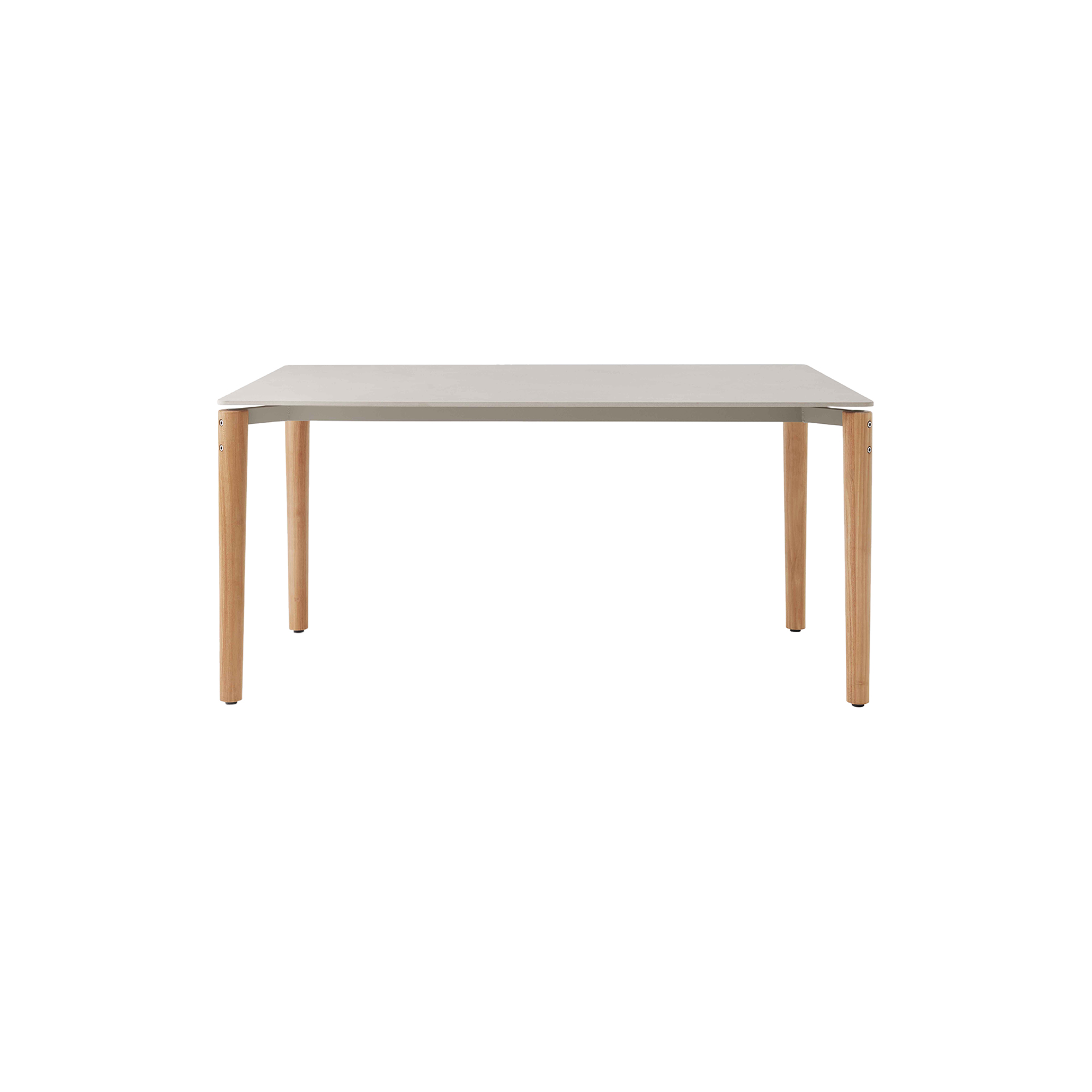 Vipp - Vipp718 Open-Air Table, teak/light grey