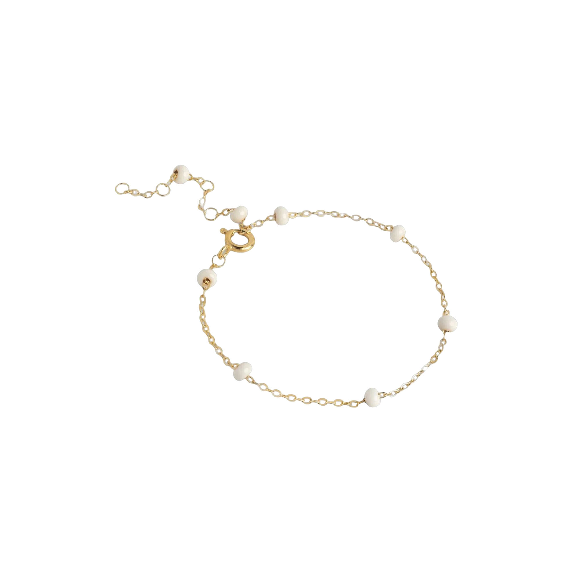 ENAMEL Copenhagen - Lola Bold armbånd, guld/daisy