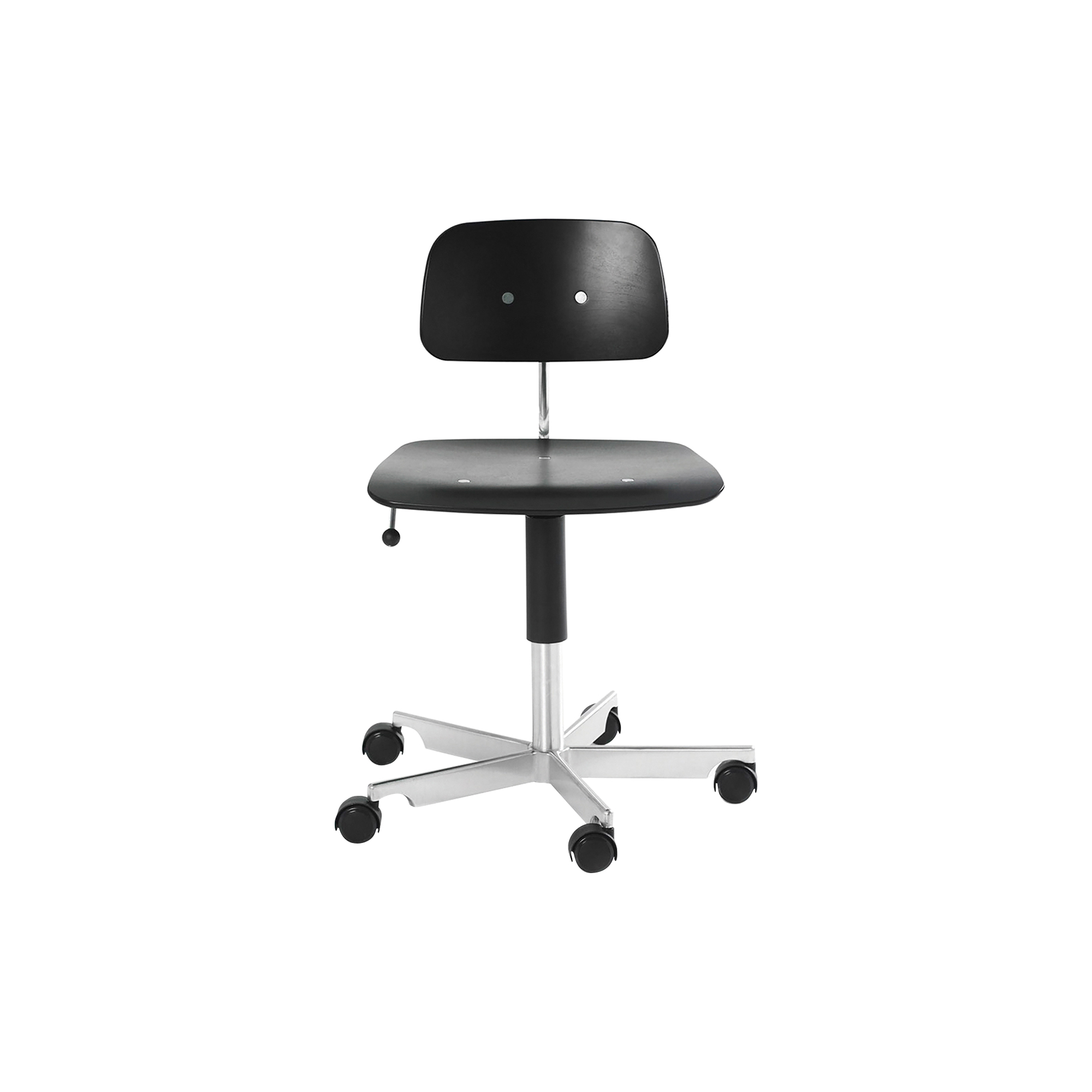 Montana Furniture - KEVI 2533 kontorstol, sort - H: 77,5 x B: 56 x D: 56 cm.