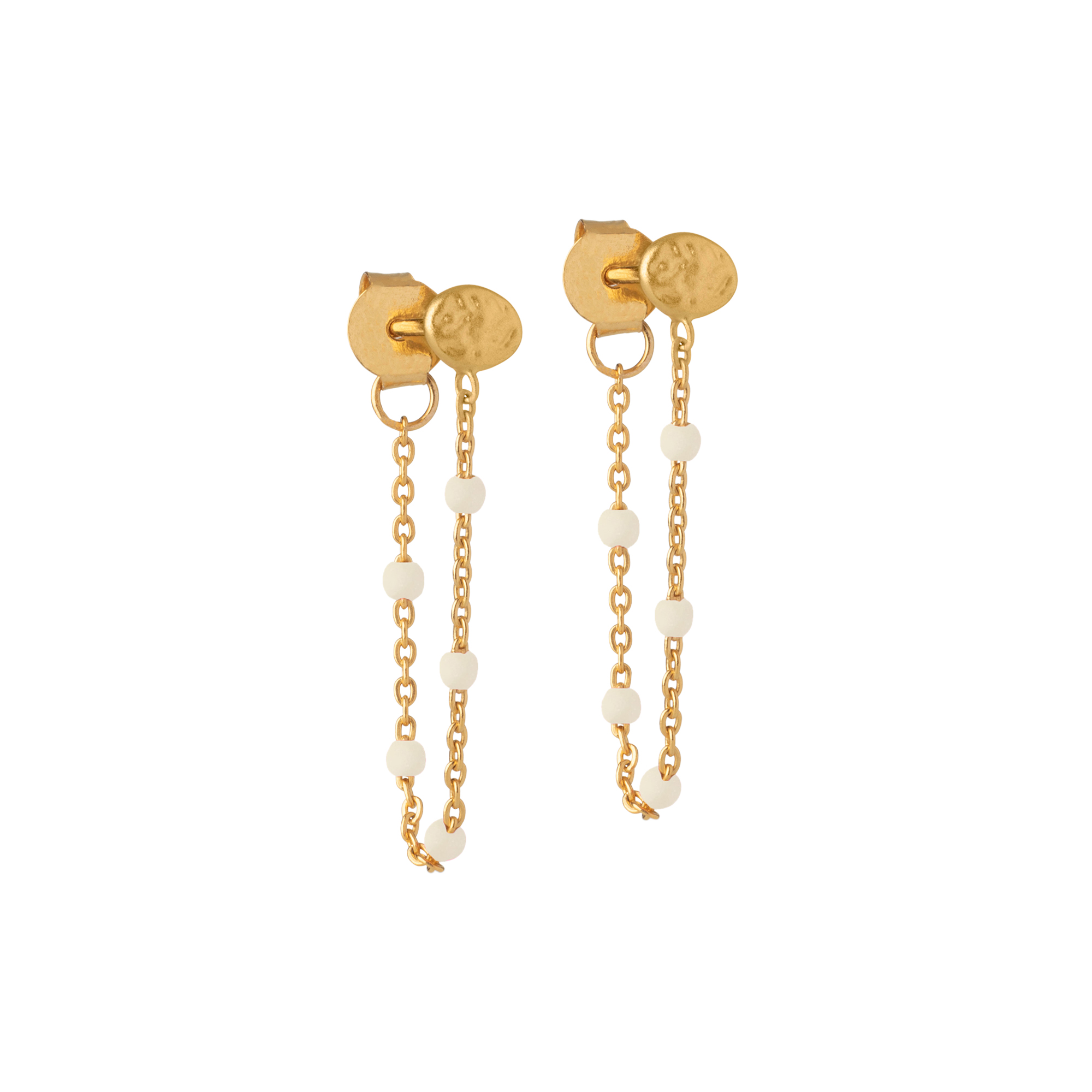ENAMEL Copenhagen - Lola øreringe, guld/daisy