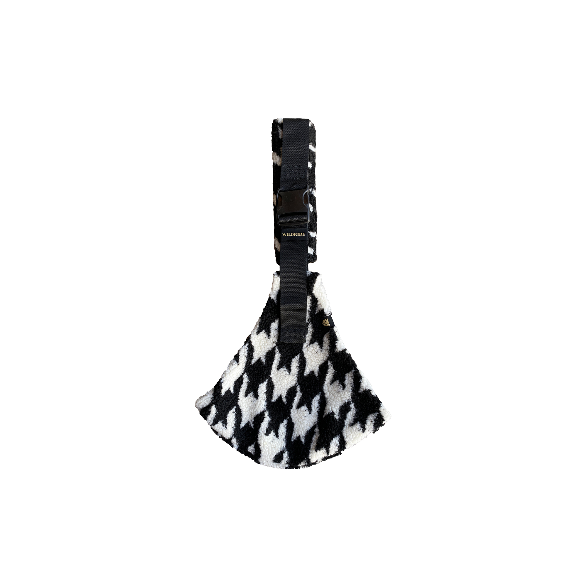 Wildride - Bæresele, houndstooth teddy - 9M-4Y-20KG