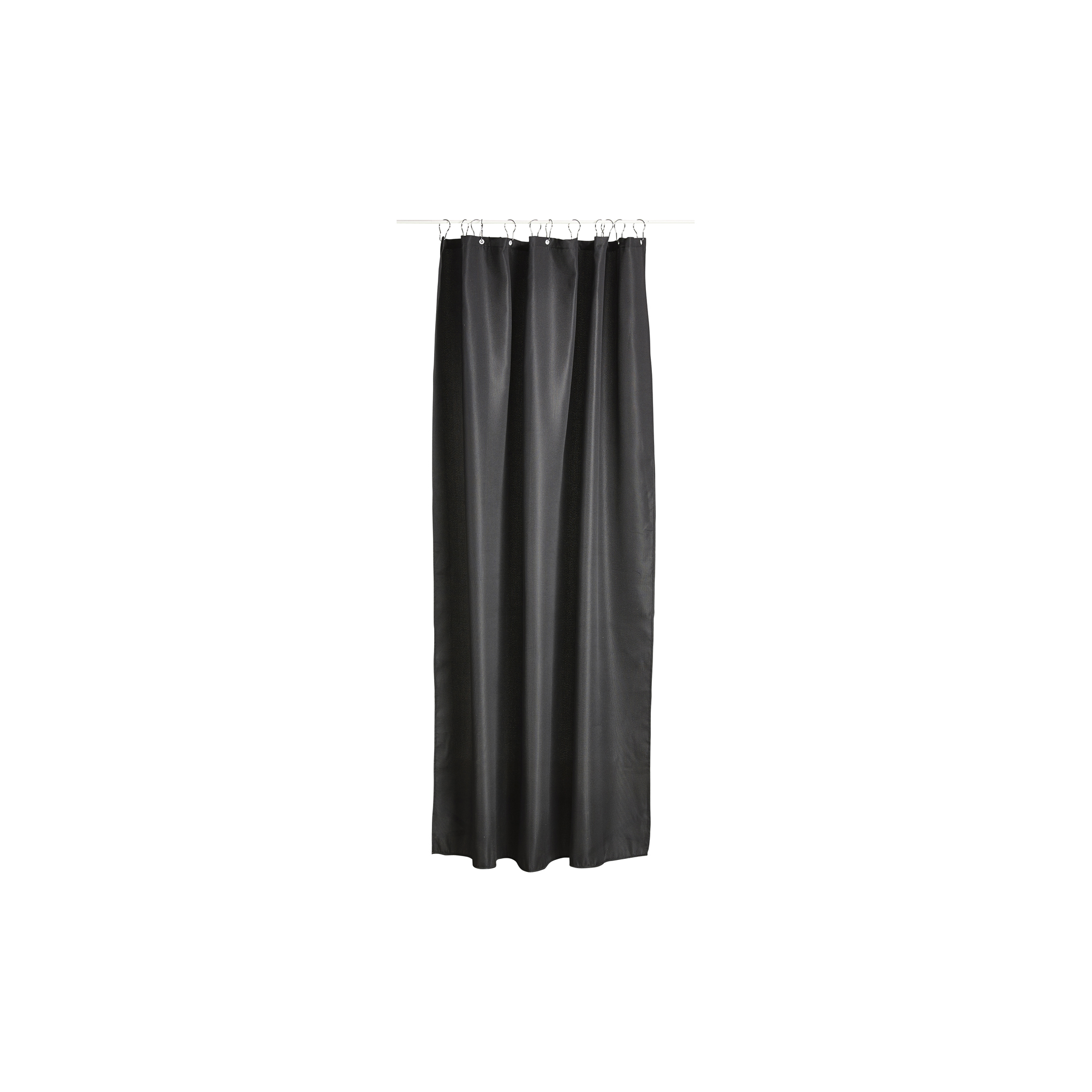 Zone Denmark - Lux badeforhæng, black - 180x200 cm.