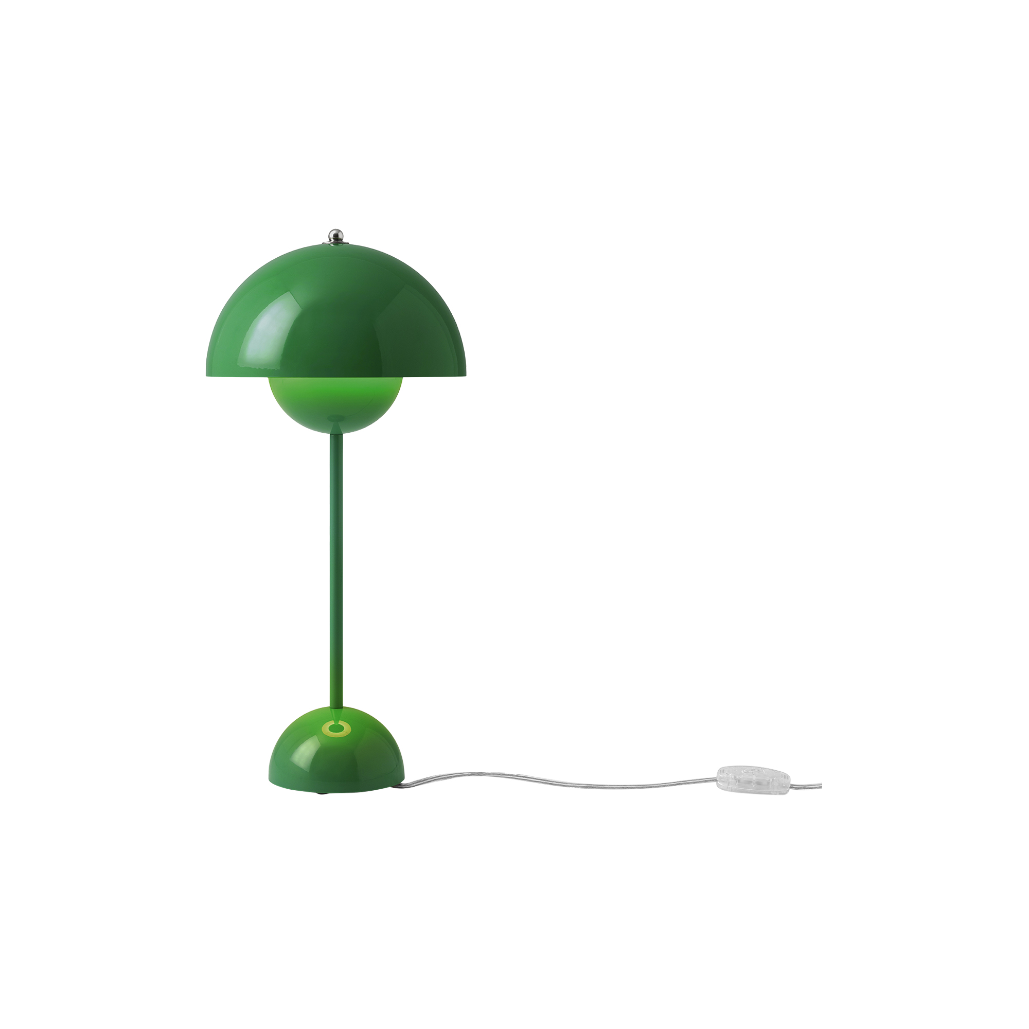 &Tradition - Flowerpot VP3 Table Lamp, signal green - H: 50 x Ø 23 cm.