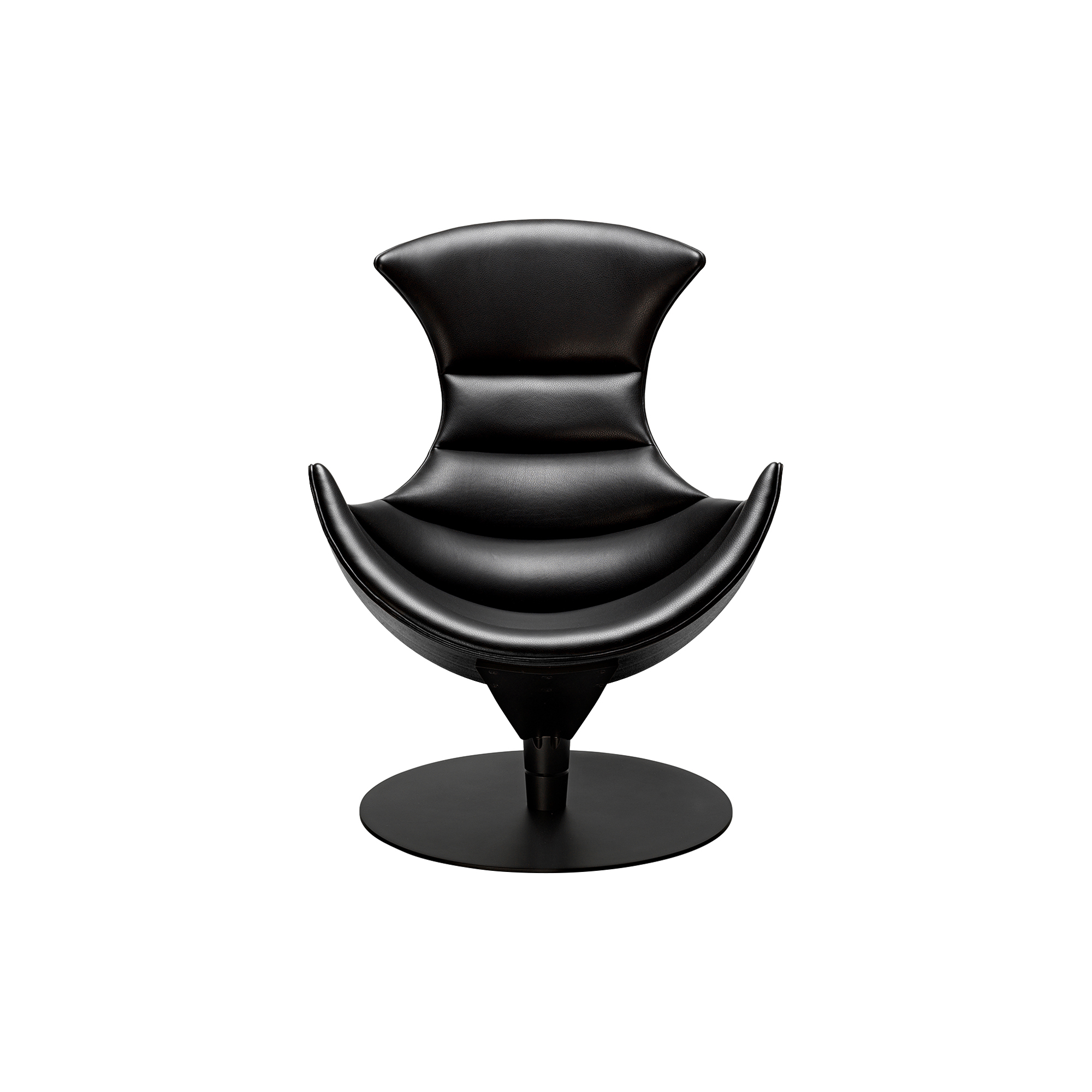 Bruunmunch Furniture - Lobster Chair loungestol, sort eg/sort