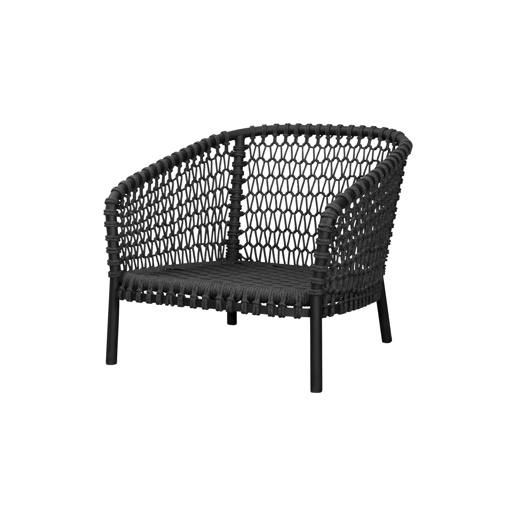 Cane-line - Ocean large loungestol, dark grey