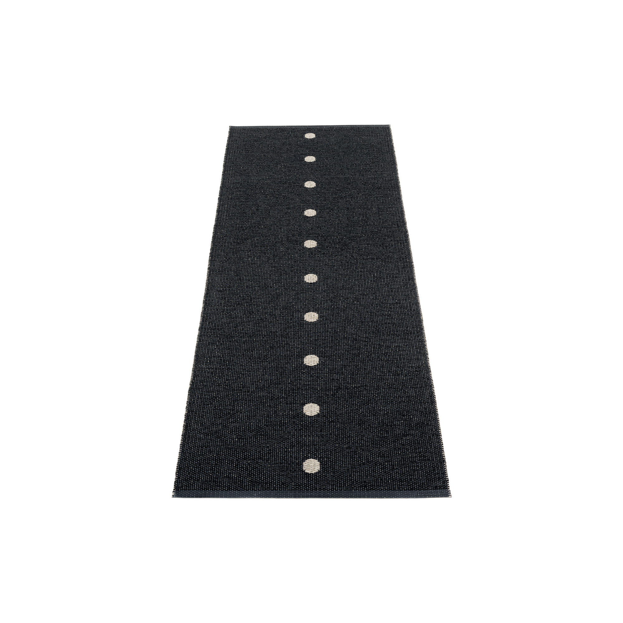 Pappelina - Peg gulvløber, black/linen - 70x200 cm