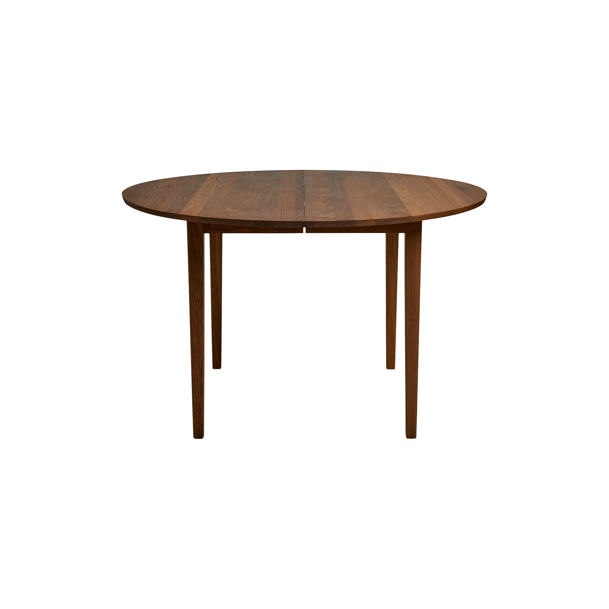 Sibast Furniture - Sibast No 3 spisebord med udtræk ekskl. tillægsplader, røget eg - Ø120 cm