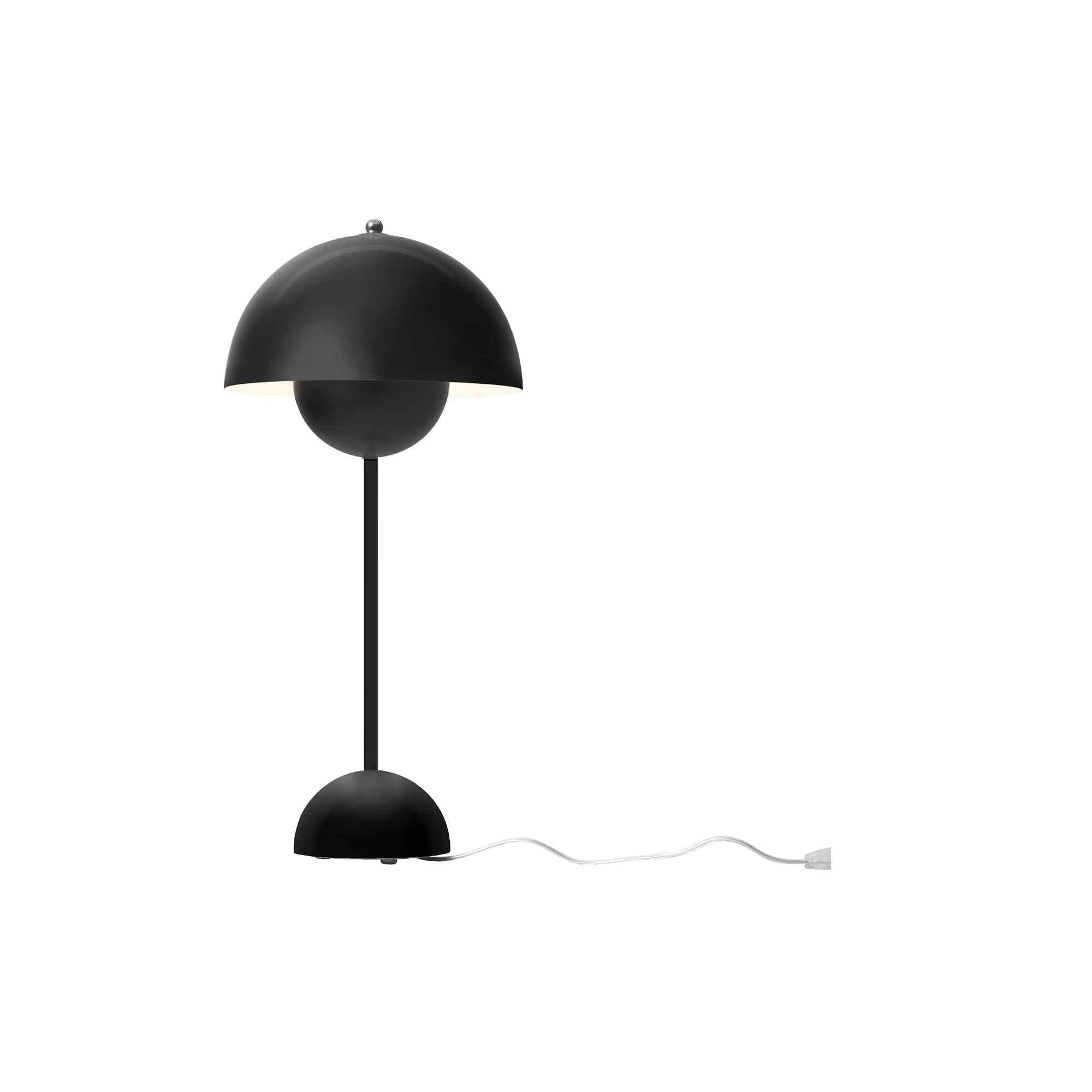 &Tradition - Flowerpot VP3 Table Lamp, matt black - H: 50 x Ø 23 cm.