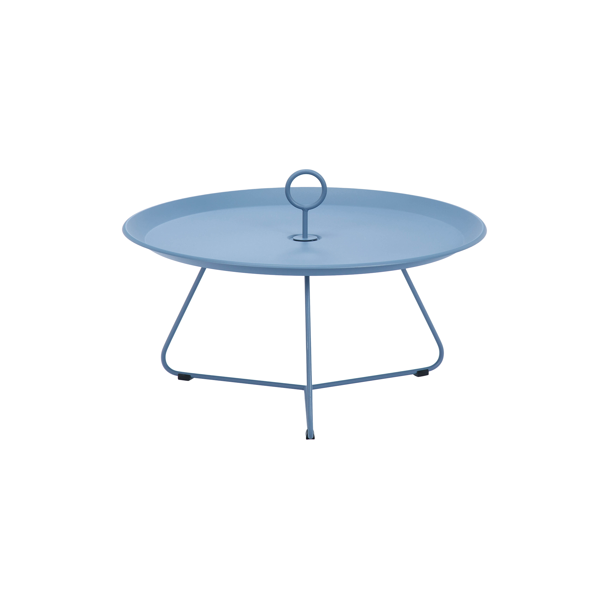 HOUE - EYELET bakkebord, pigeon blue - H: 35 x Ø 70 cm.