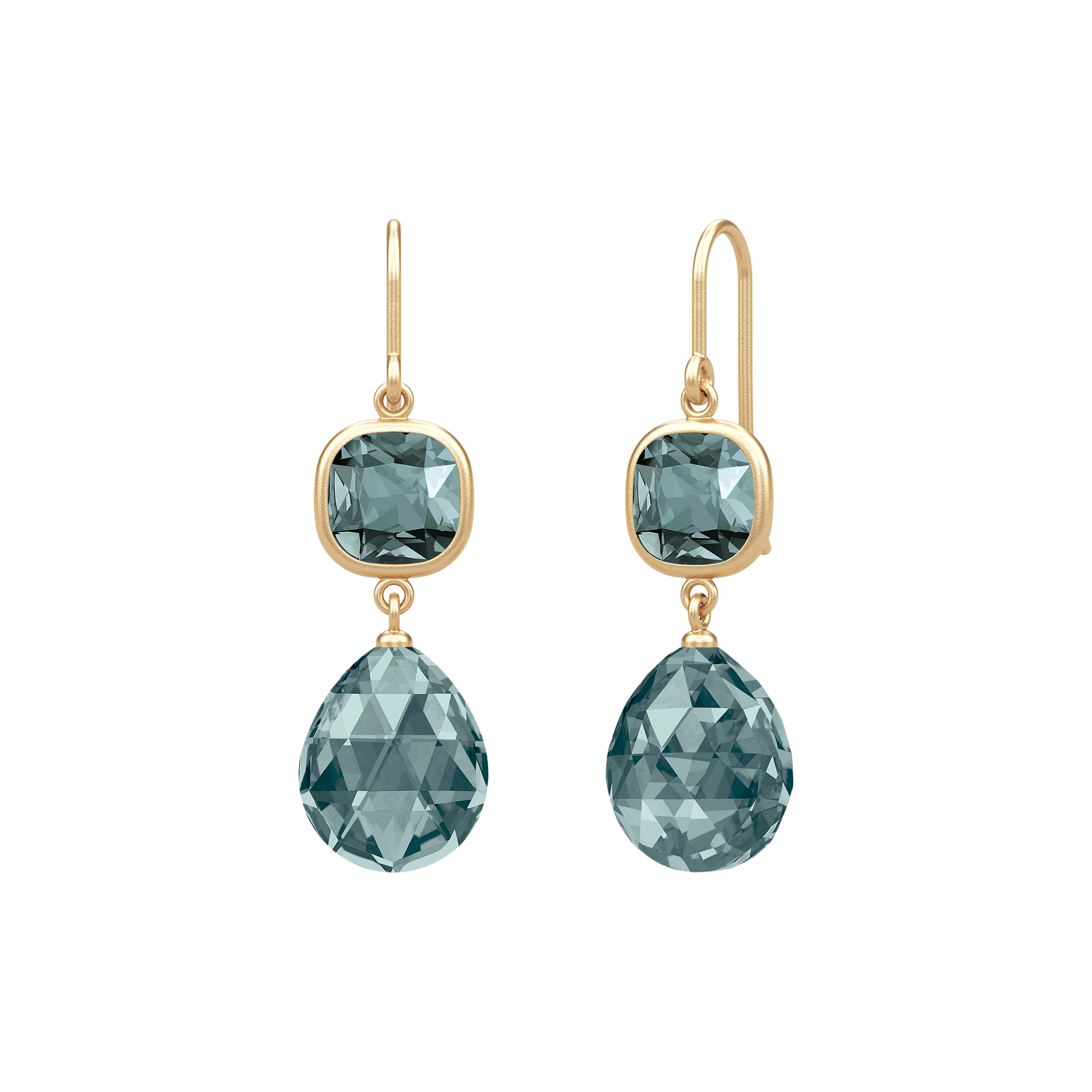 Julie Sandlau - Olivia Earrings, gold/midnight